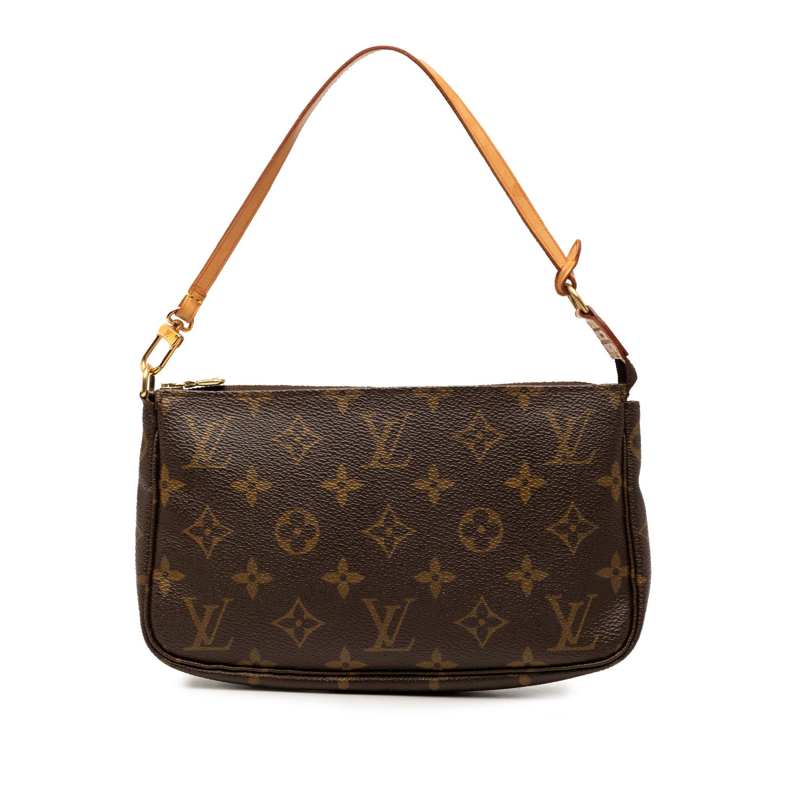 Louis Vuitton Monogram Pochette Accessoires Brown Canvas Handbag (1 of 8)