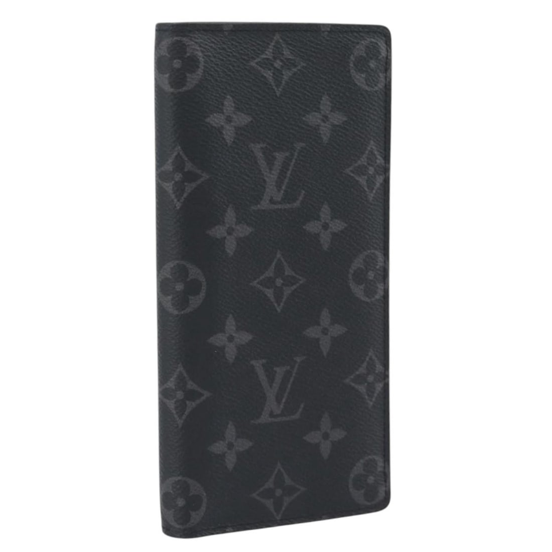 Louis Vuitton M61697 Portefeuille Brazza Long Wallet Monogram Eclipse Canvas: Louis Vuitton M61697 Portefeuille Brazza Long Wallet Monogram Eclipse Canvas Louis Vuitton Monogram Eclipse Portefeuille Brazza long wallet in Monogram Eclipse Canvas, made in Spain. It comes with a d