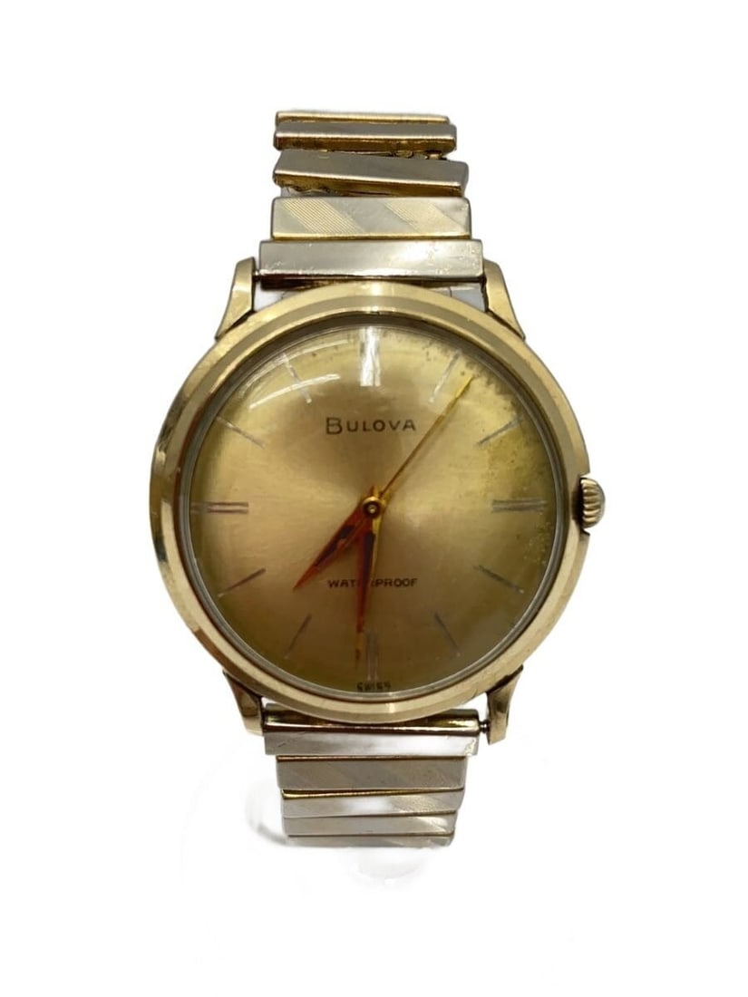 Bulova Gold Men's Swiss Wristwatch (1 of 8)