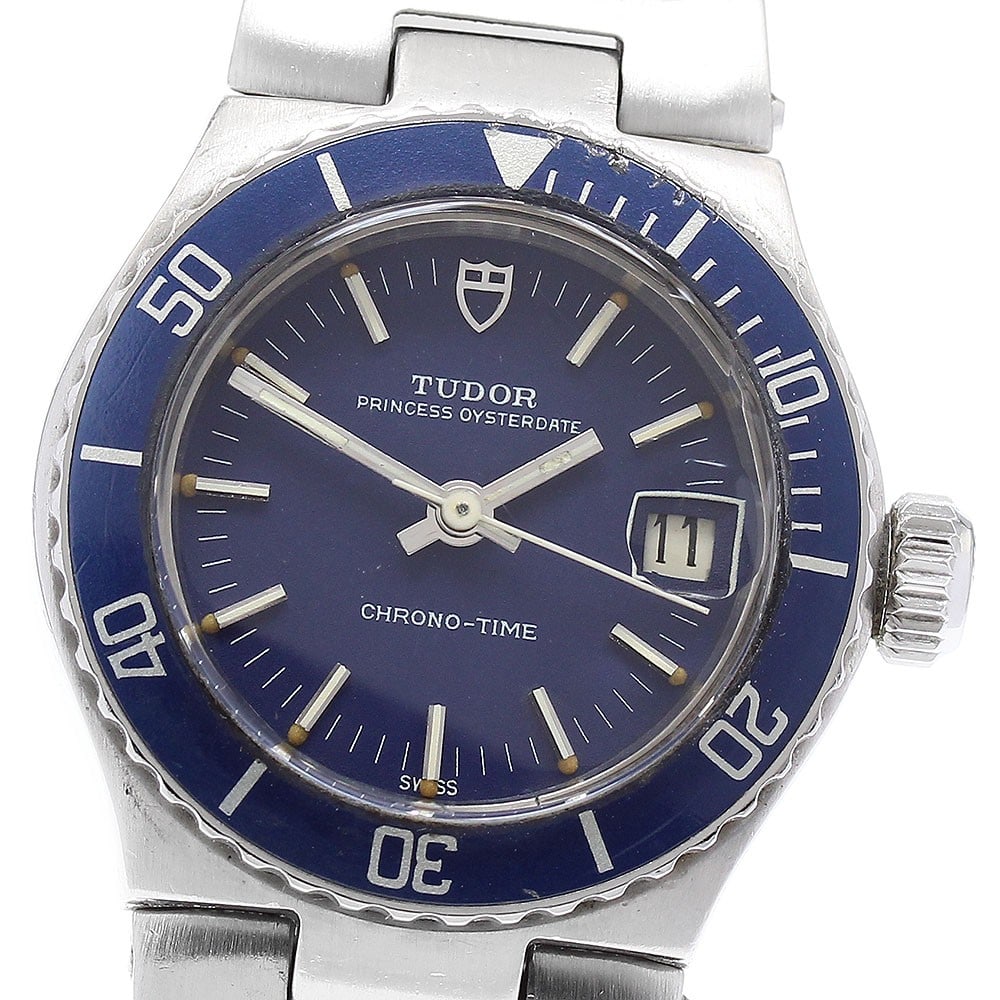 TUDOR Princess Oysterdate 9321 0 Ladies Automatic Wristwatch Cal 2651: TUDOR Princess Oysterdate 9321 0 Ladies Automatic Wristwatch Cal 2651 TUDOR Princess Oysterdate women's wristwatch, reference 9321/0, with automatic movement and date function. This pre-owned watch is
