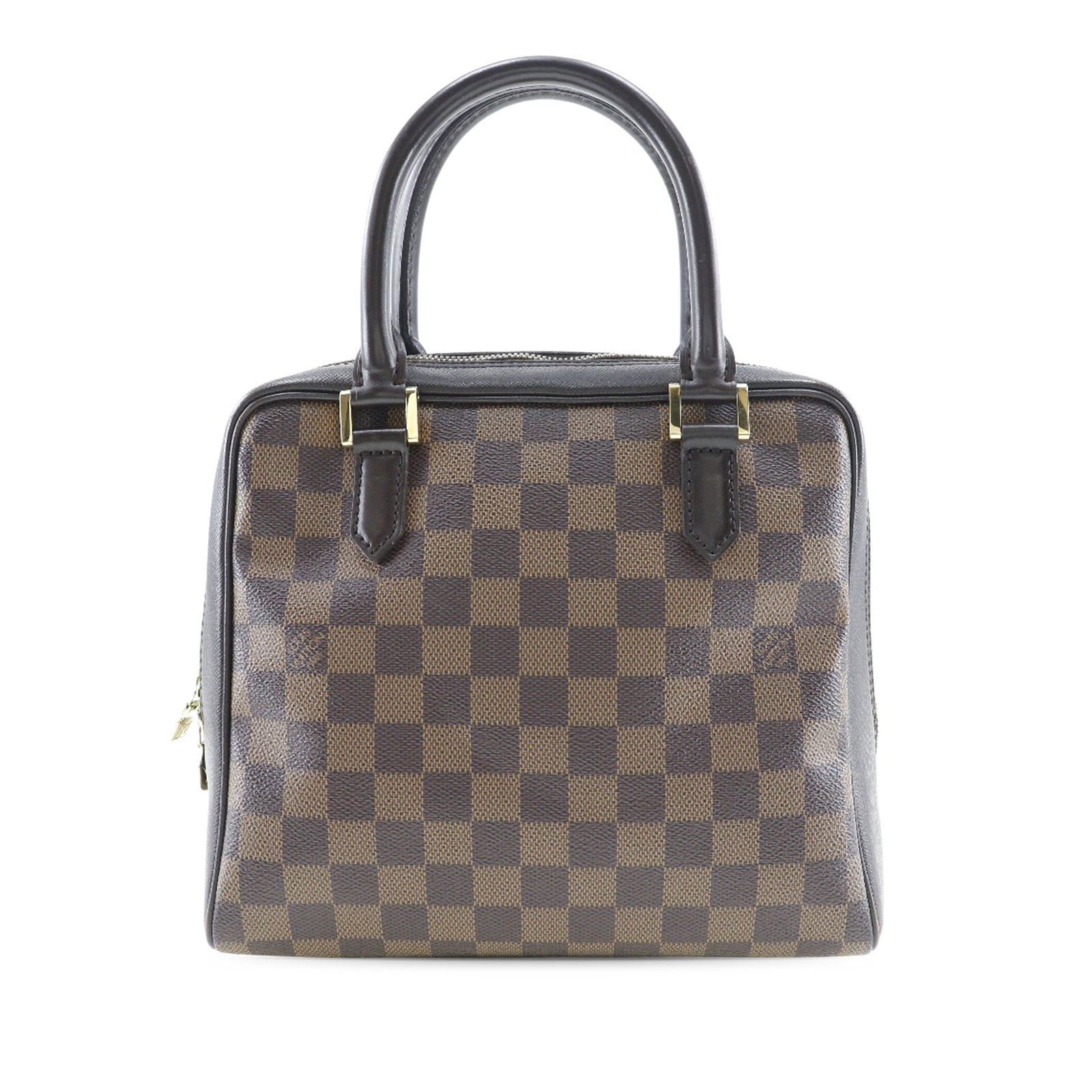 Louis Vuitton Brera Handbag in Damier Ebene Canvas with Leather Trim (1 of 11)