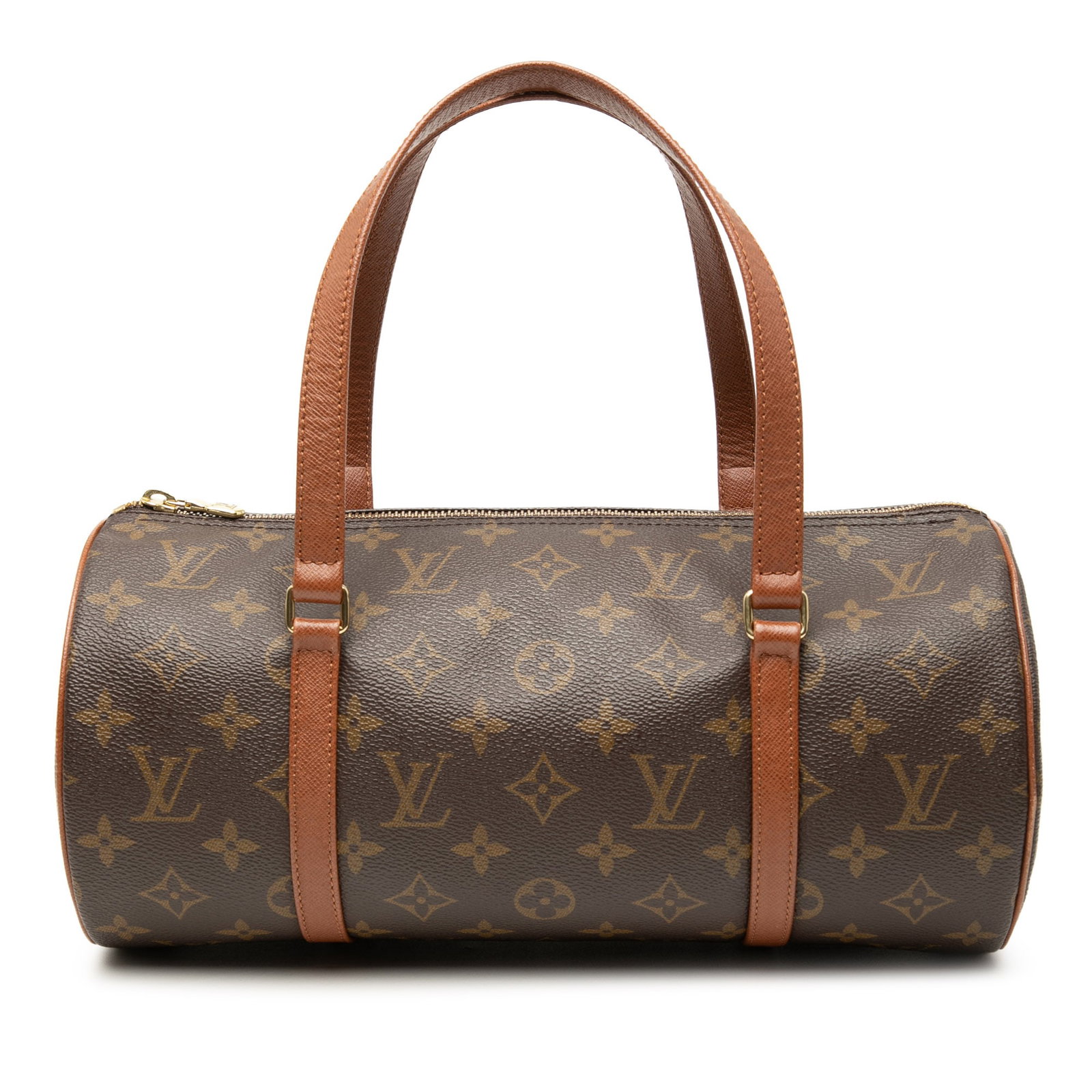Louis Vuitton Papillon 30 Monogram Canvas Handbag: Louis Vuitton Papillon 30 Monogram Canvas Handbag This Louis Vuitton Monogram Papillon 30 features the iconic monogram canvas body with flat leather handles and a top zip closure. The bag is crafted i