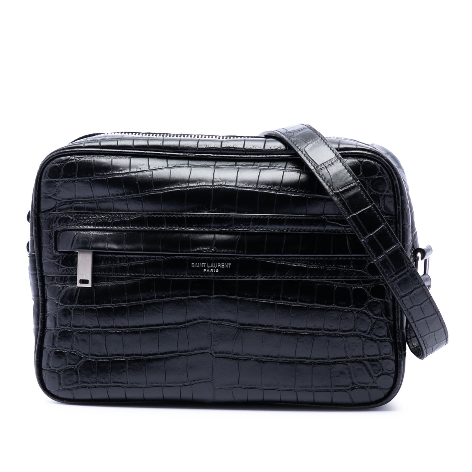 Saint Laurent black leather camera crossbody bag (1 of 6)