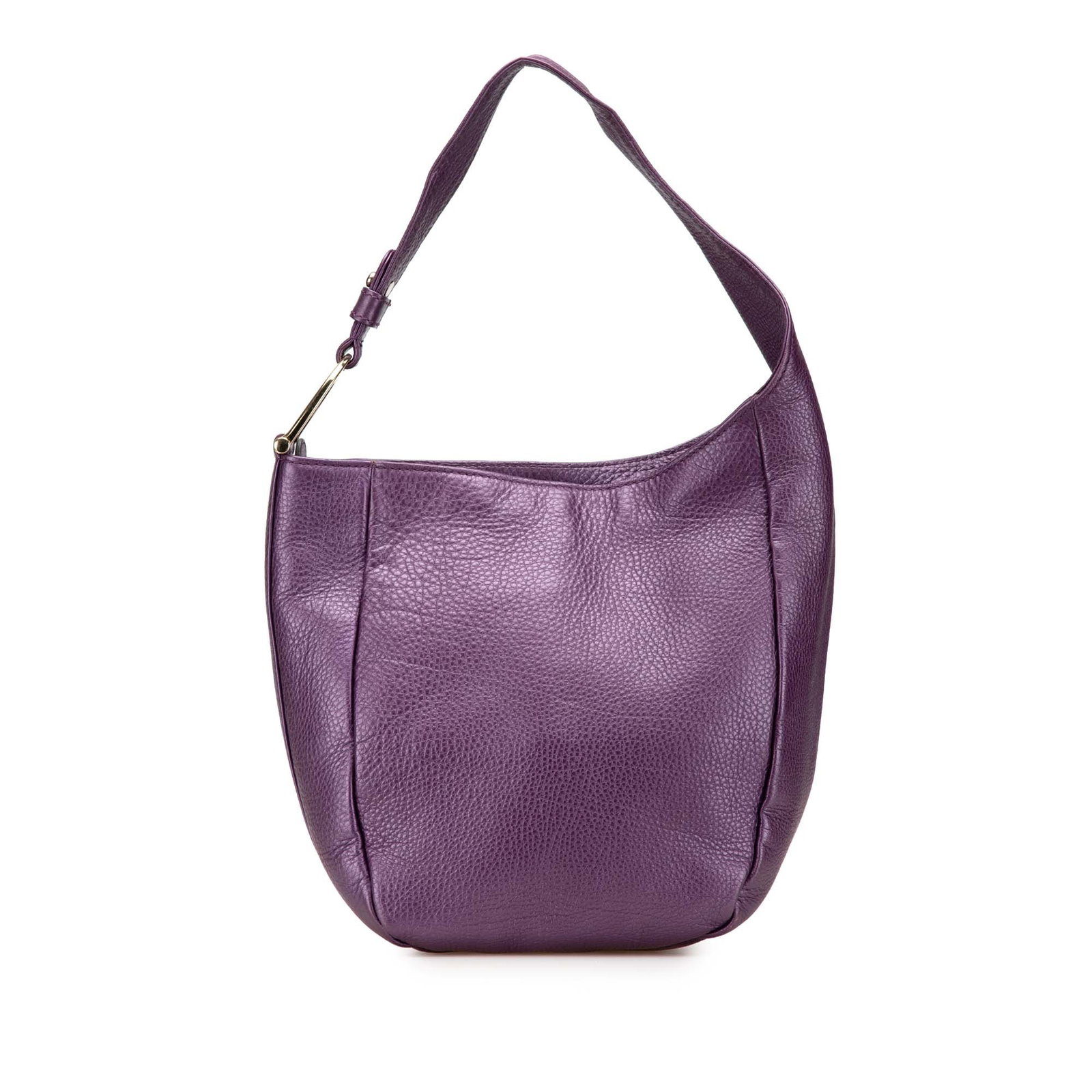 Gucci Greenwich Metallic Leather Purple Hobo Bag (1 of 12)