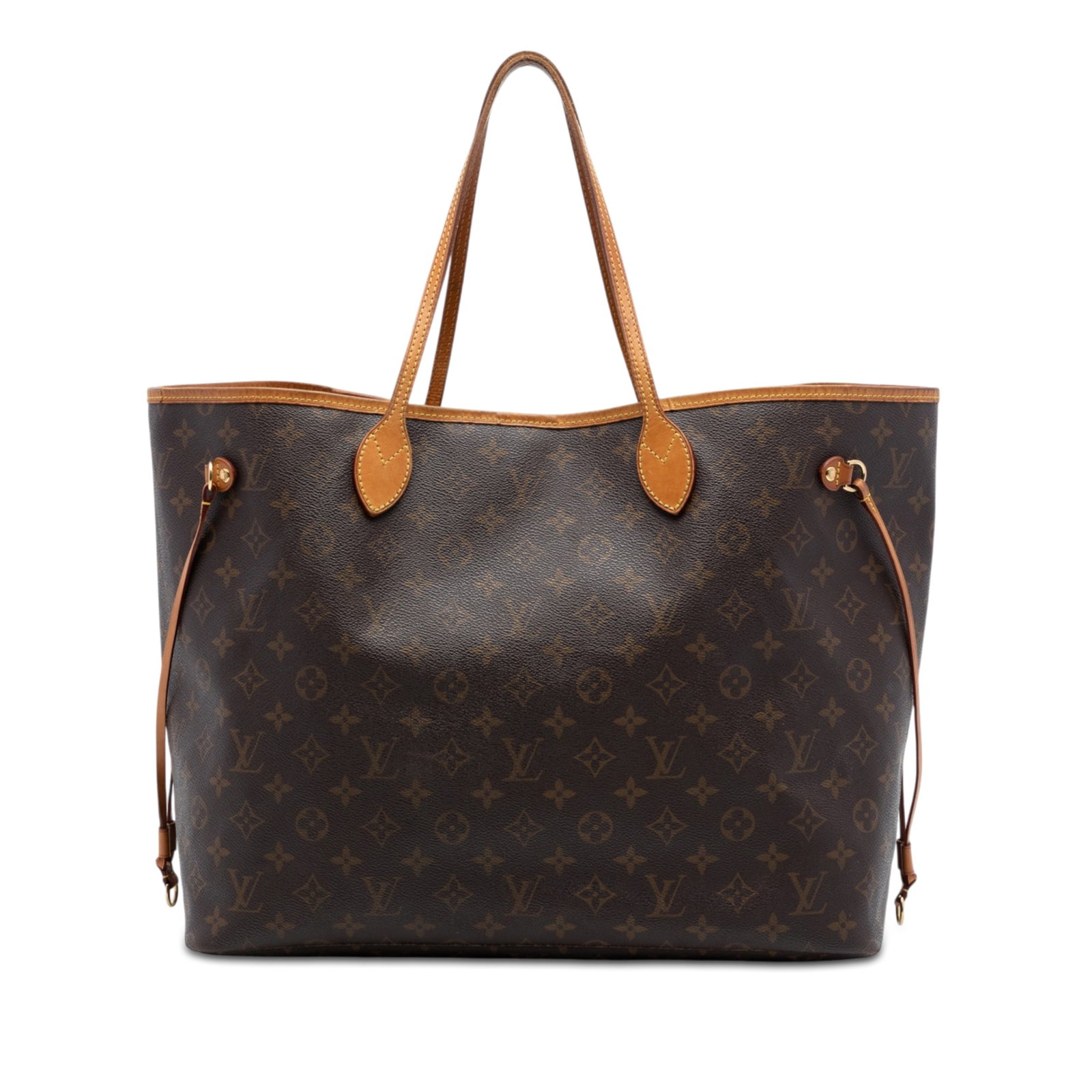 Louis Vuitton Neverfull GM Monogram Canvas Tote: Louis Vuitton Neverfull GM Monogram Canvas Tote This Louis Vuitton Monogram Neverfull GM is crafted from signature monogram canvas with vachetta leather trim and flat vachetta leather handles. The bag