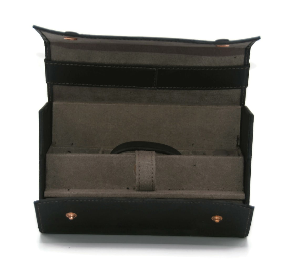 Swiss Watch Travel Pouch Case for 1-3 Watches (1 of 4)