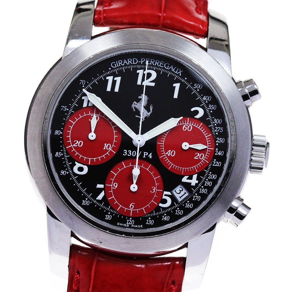 Girard Perregaux Ferrari 8028 Automatic Chronograph Men's Wristwatch (1 of 7)