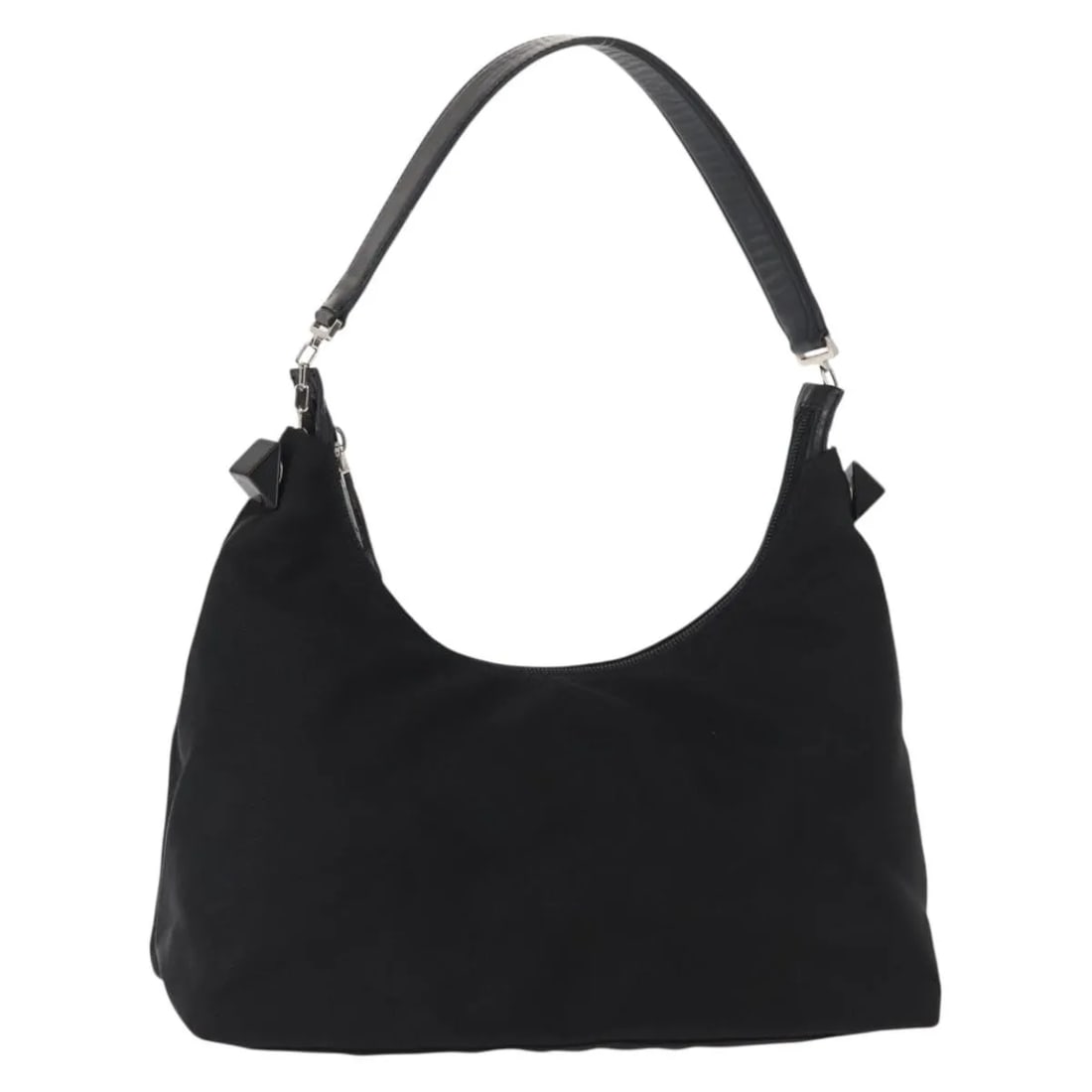 Black Nylon Shoulder Bag Salvatore Ferragamo Vala Italy