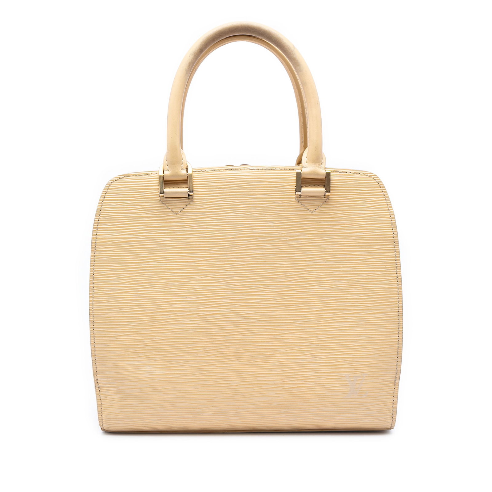 Louis Vuitton Pont Neuf PM Epi Leather Handbag Beige