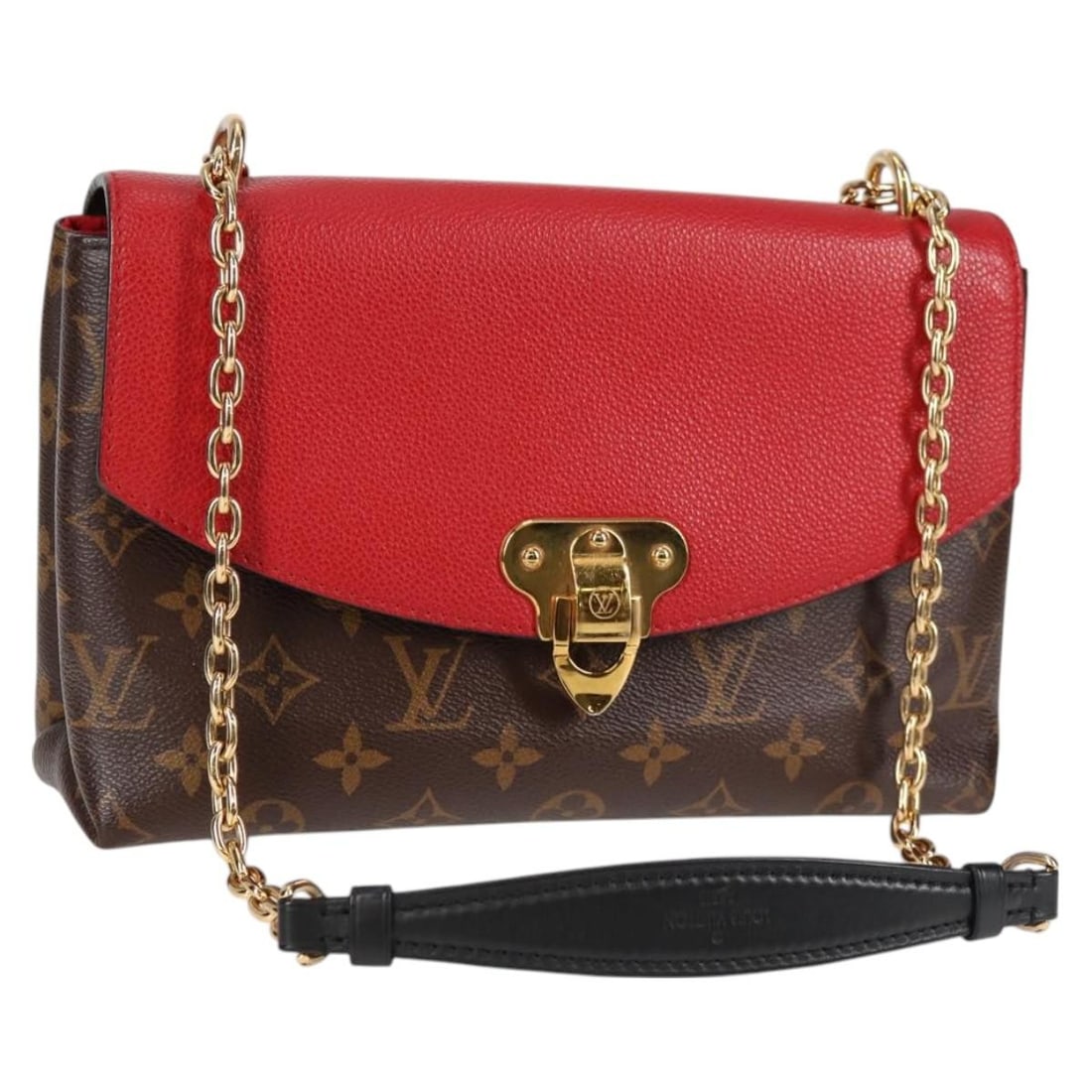 Louis Vuitton Placide Red Monogram Canvas Shoulder Bag M43713