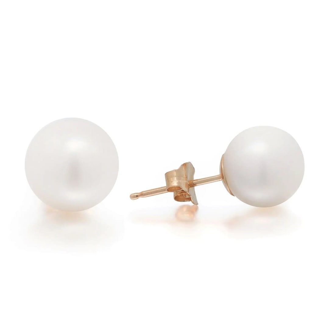 Rachel Koen 14K Yellow Gold 7mm Fresh Water Pearl Stud Earrings