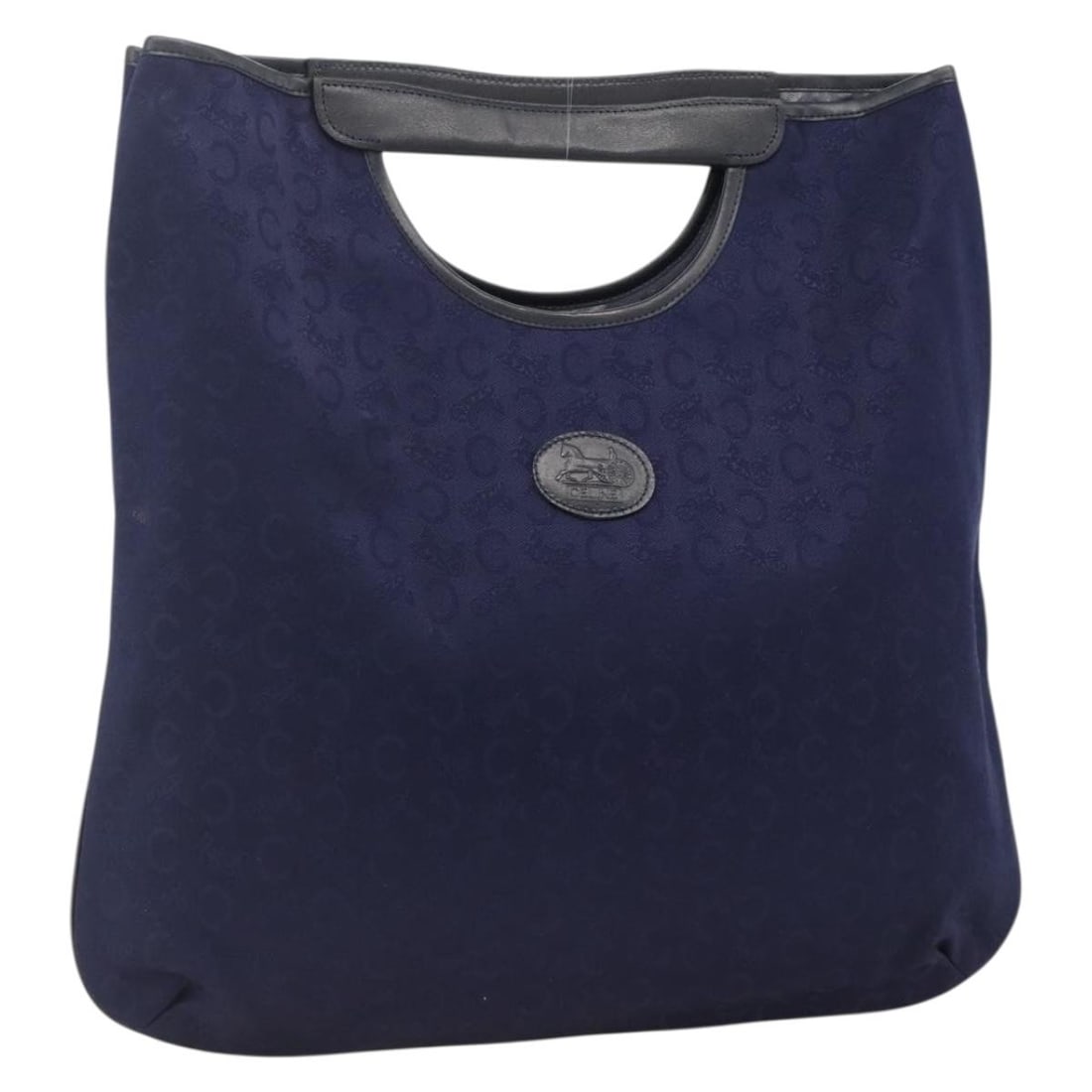 Celine Sulky Navy Canvas Handbag for Women: Celine Sulky Navy Canvas Handbag for Women This CELINE C Sulky handbag features a navy canvas exterior and is designed for women. The bag offers a spacious square silhouette and is crafted in Japan. I