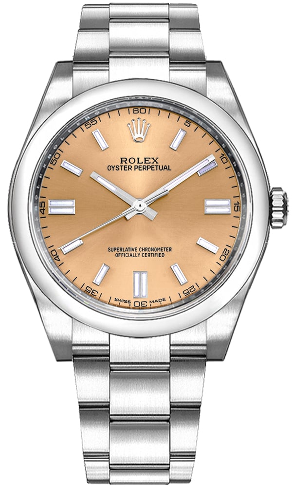 Rolex Oyster Perpetual 116000 Mens Watch White Grape Dial Oyster Bracelet 2020 Card (1 of 5)