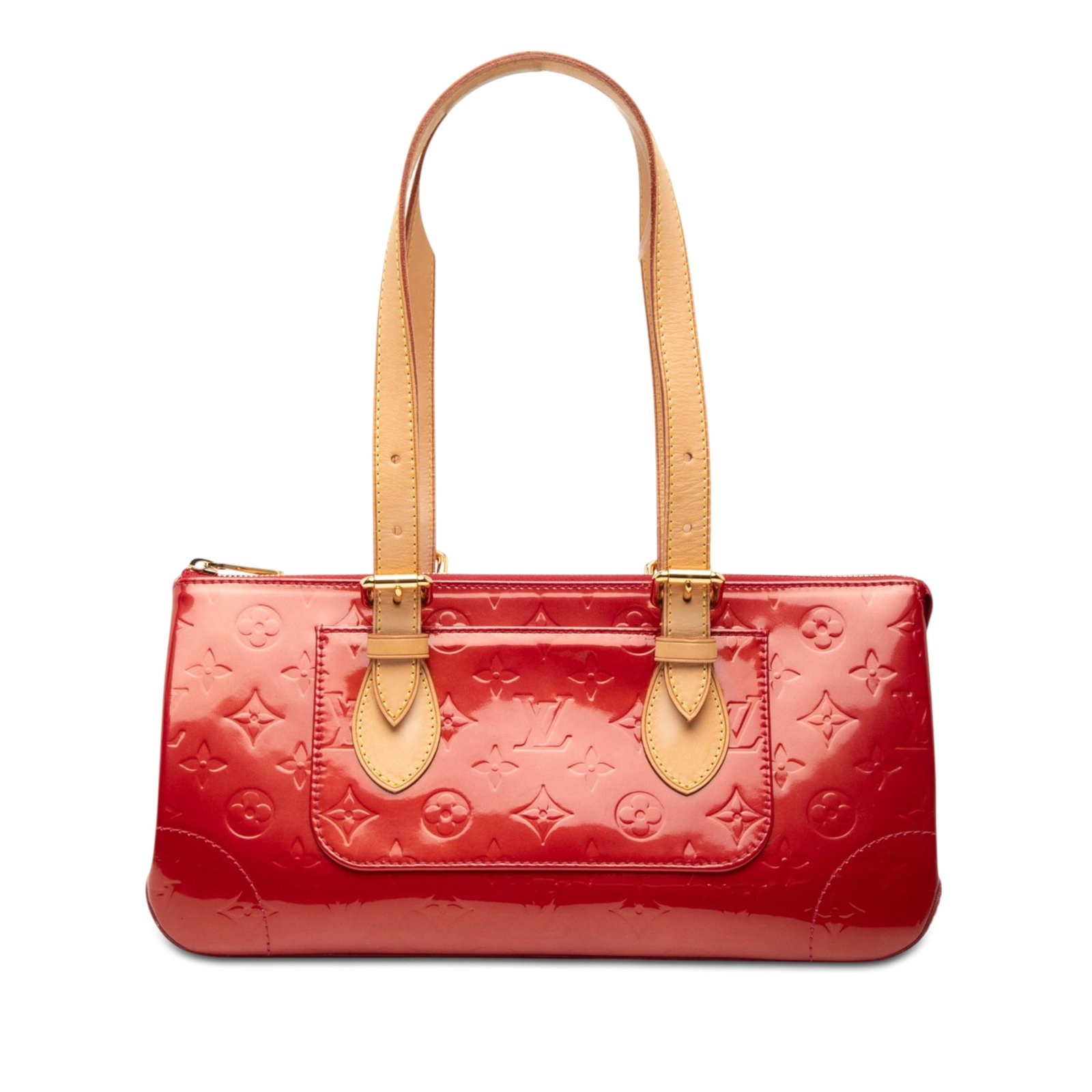 Louis Vuitton Rosewood Avenue Monogram Vernis Leather Shoulder Bag: Louis Vuitton Rosewood Avenue Monogram Vernis Leather Shoulder Bag Louis Vuitton Monogram Vernis Rosewood Avenue bag featuring a vernis leather body, flat leather shoulder straps, a top zip closure, a