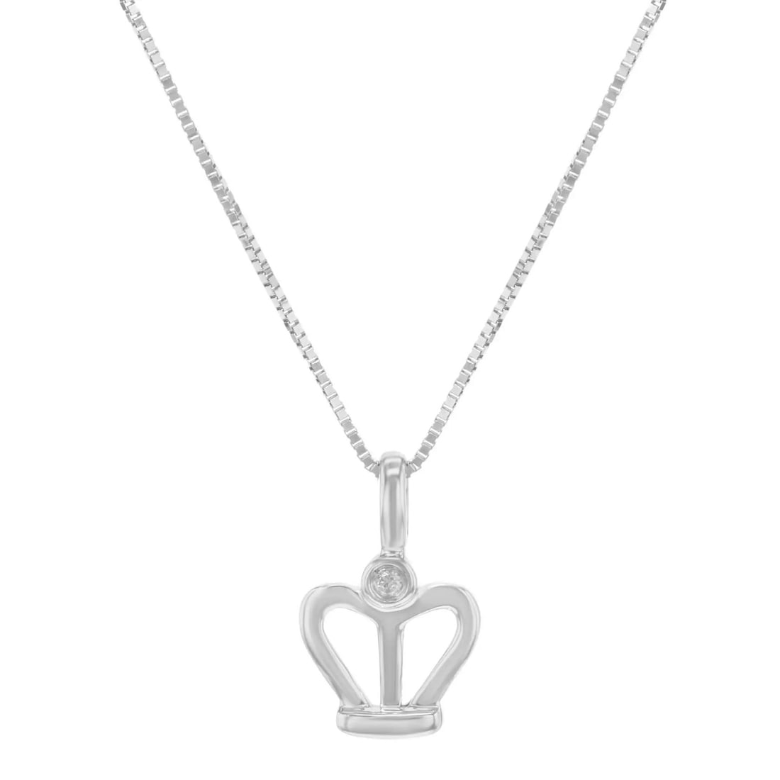 Bliss by Damiani 18K White Gold Diamond Pendant Necklace 0.01ct (1 of 4)