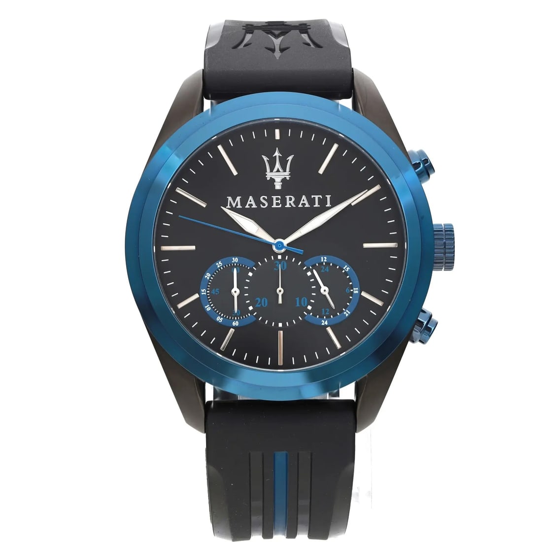 Maserati Traguardo 45mm Black Dial Chronograph Men's Watch R8871612006: Maserati Traguardo 45mm Black Dial Chronograph Men's Watch R8871612006 Introducing the Maserati Traguardo 45 mm Chronograph, a stunning men's wristwatch that combines style and functionality. This dre