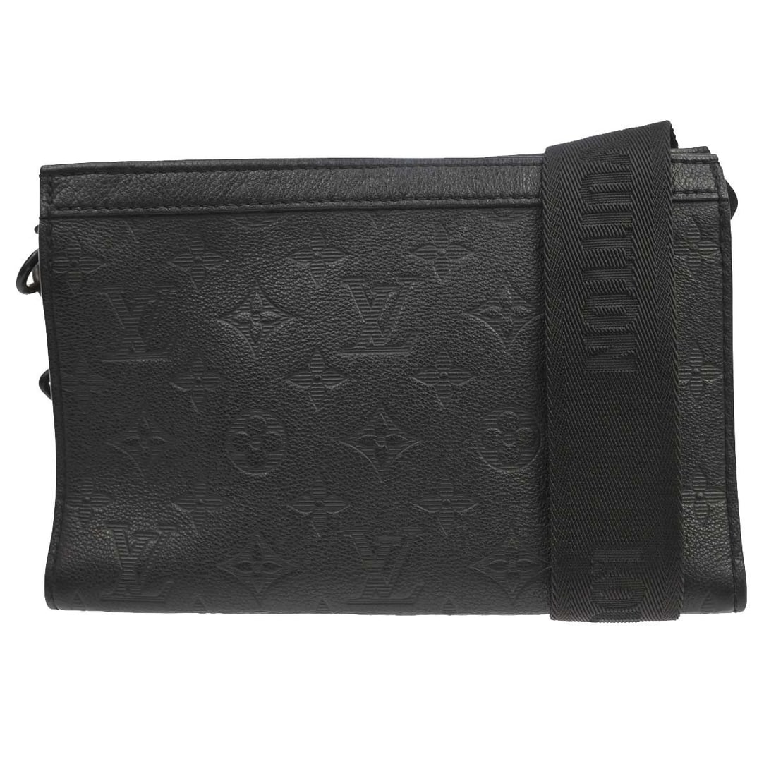 Louis Vuitton Gaston wearable wallet black leather with pouch M81115 (1 of 11)