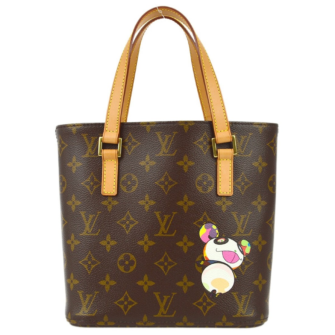 Louis Vuitton Vavin PM Monogram Panda Tote Bag M51173: Louis Vuitton Vavin PM Monogram Panda Tote Bag M51173 Louis Vuitton Vavin PM tote handbag in Monogram canvas and leather, made in France. It features a brown exterior, open closure, double handles, an
