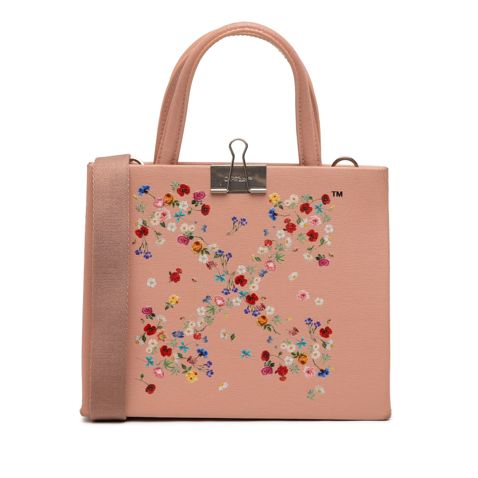 Off-White Flower Arrow Mini Box Satchel in Calfskin (1 of 6)