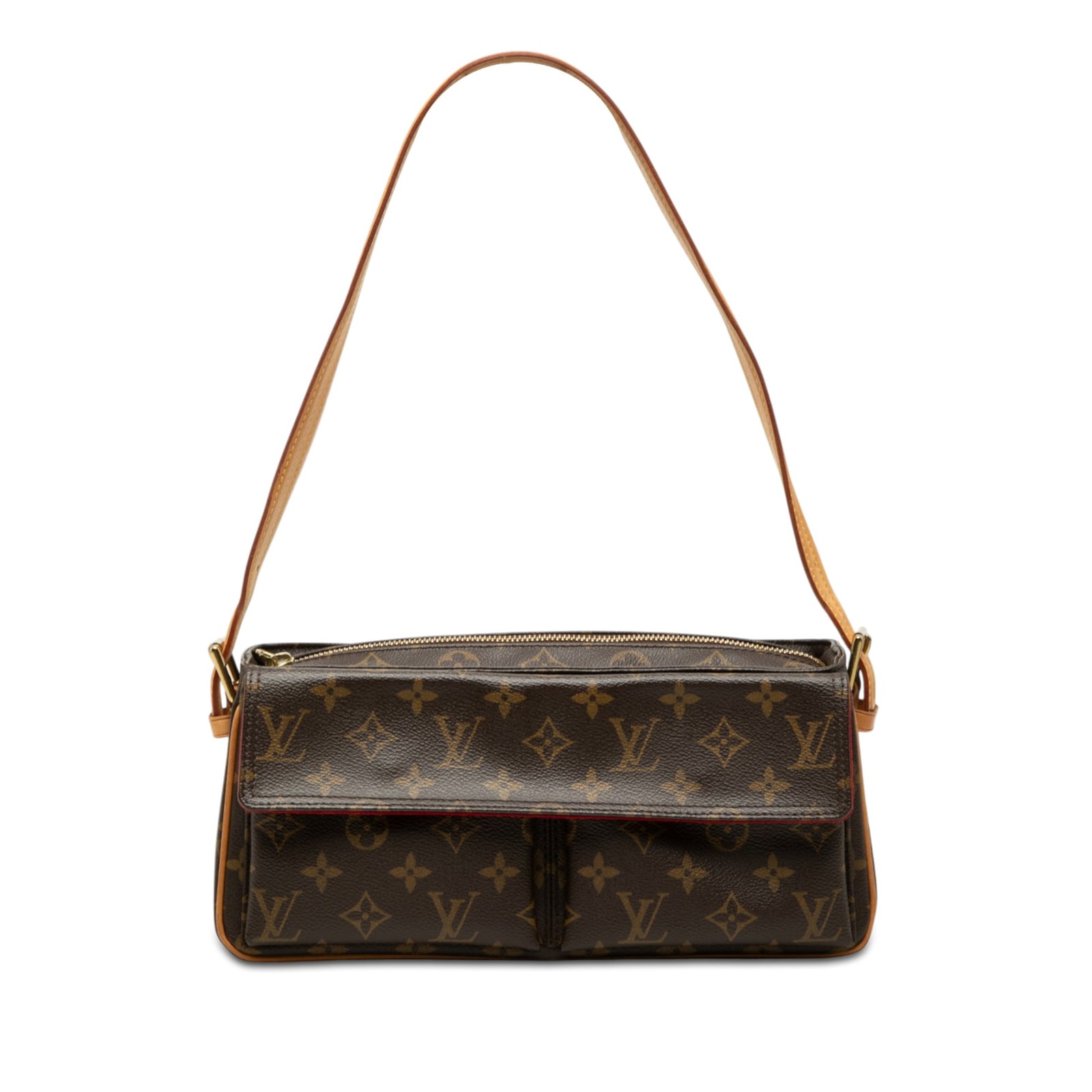 Louis Vuitton Viva Cite MM Monogram Shoulder Bag Brown (1 of 6)