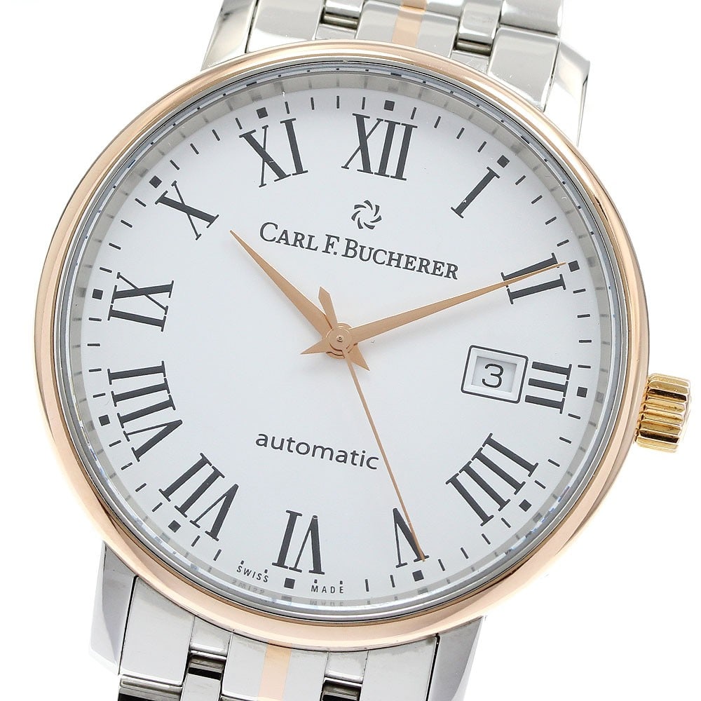 Mens automatic wristwatch CARL F.BUCHERER Adamavi Date 00.10318.07.11.21 (1 of 6)