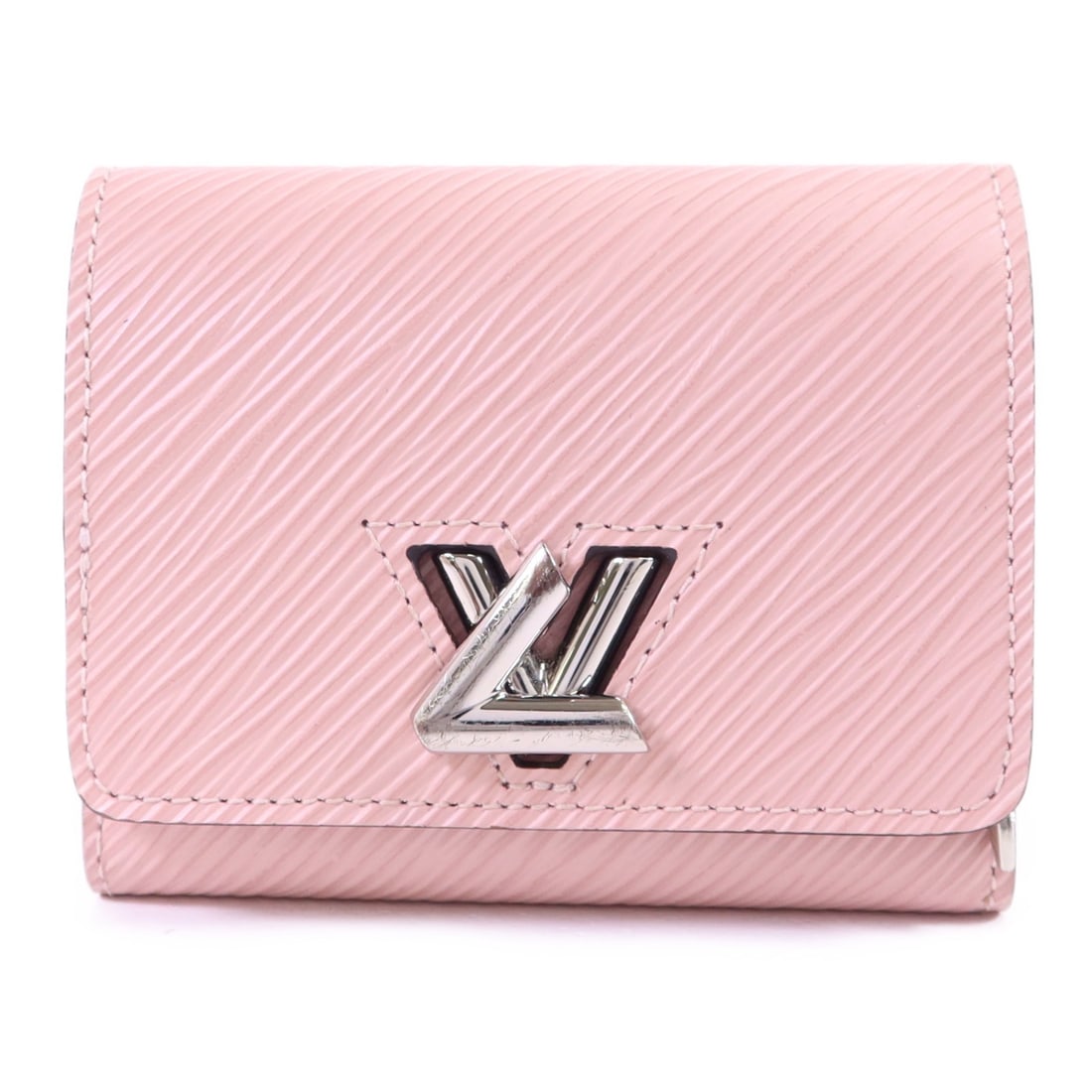Louis Vuitton M63323 Twist Compact Trifold Wallet Epi Calfskin Pink (1 of 18)