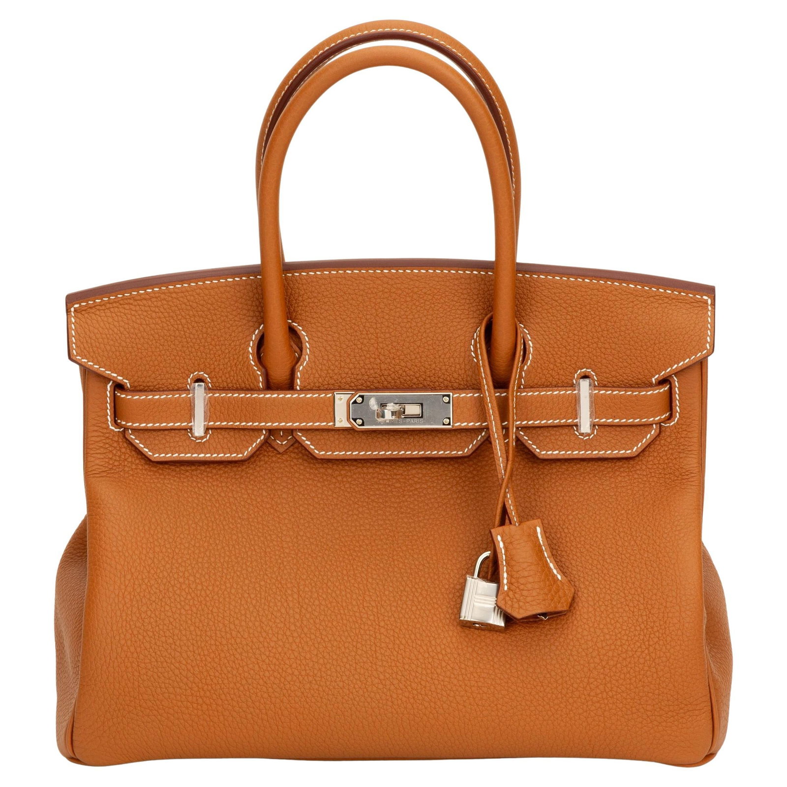 Hermes Birkin 30 Gold Togo Leather Palladium Hardware NIB 2023: Hermes Birkin 30 Gold Togo Leather Palladium Hardware NIB 2023 This exquisite Hermes Birkin 30 bag is crafted from luxurious gold togo leather with sleek palladium hardware. It features a handle drop 