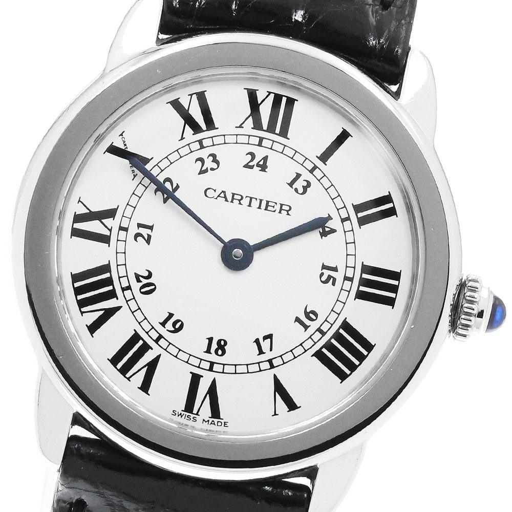 Cartier Ronde Solo SM quartz wristwatch ref W6700155 women (1 of 6)