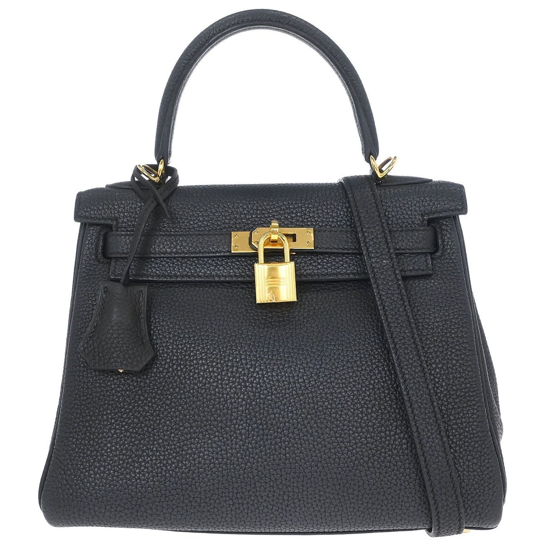 Hermes Kelly 25 Retourne Plomb Togo Leather Top Handle Bag (1 of 18)