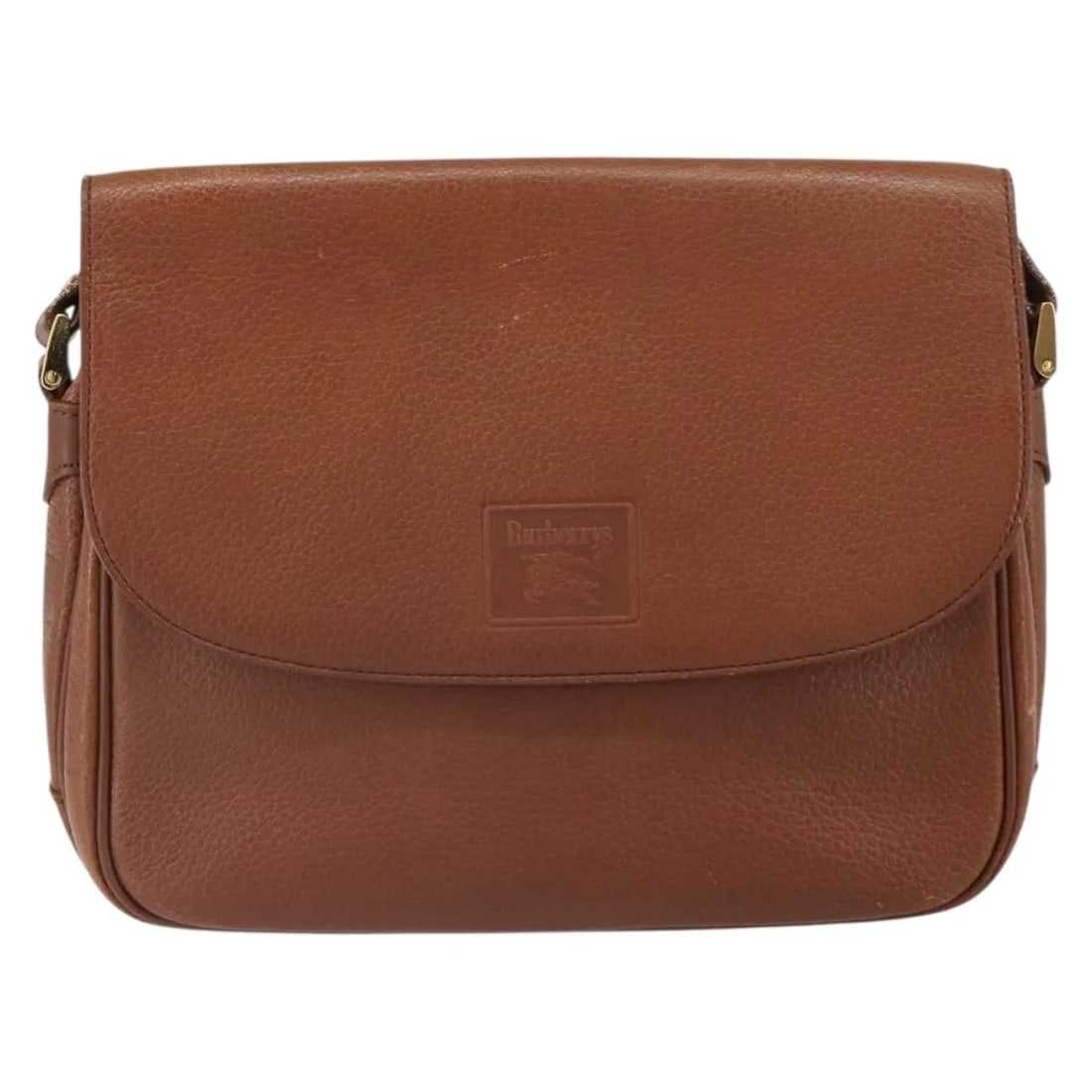 Burberry Vintage brown leather shoulder bag 24cm x 18cm x 7cm: Burberry Vintage brown leather shoulder bag 24cm x 18cm x 7cm This Burberry vintage shoulder bag is crafted from brown leather and designed for women. It features a classic shoulder strap and metal fi