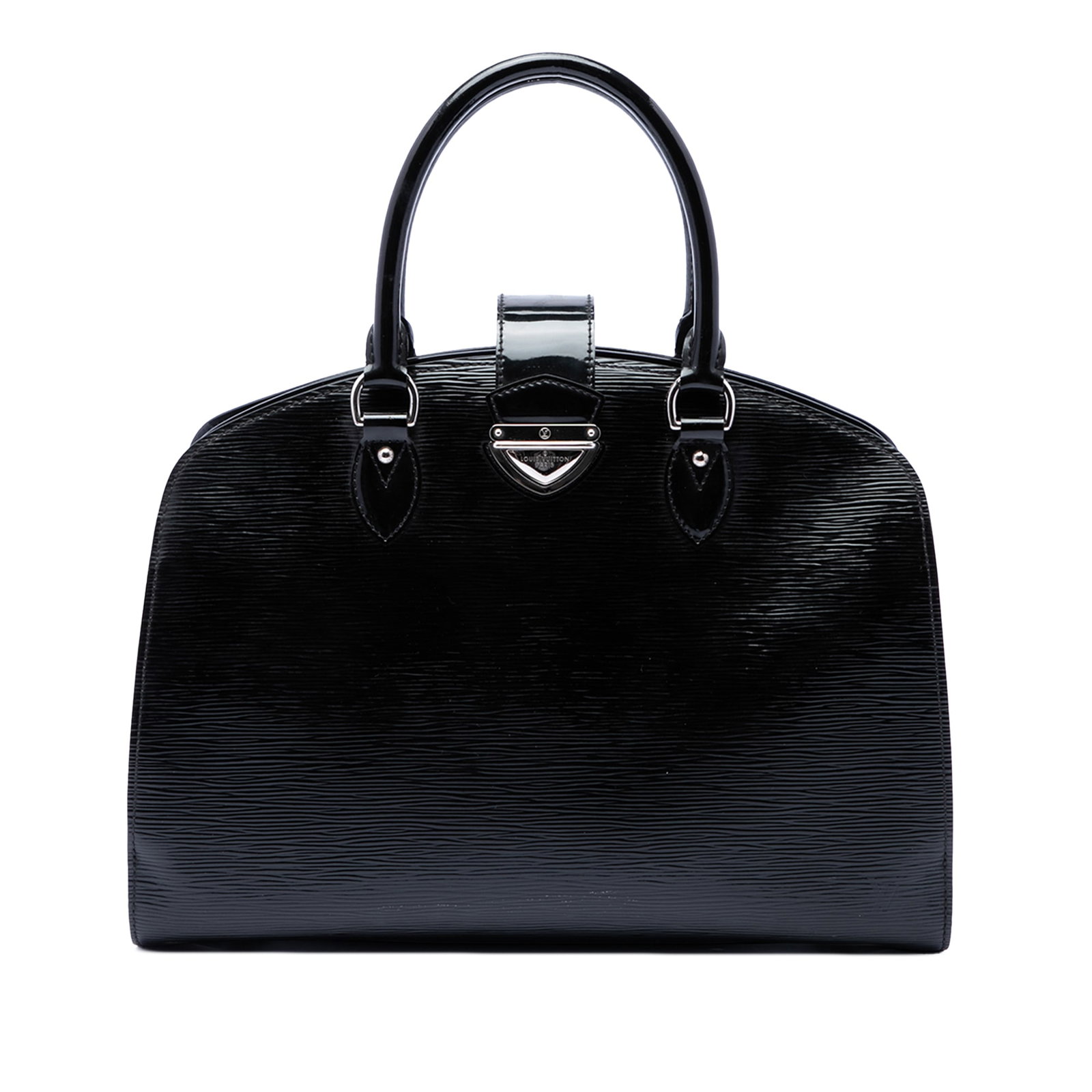 Louis Vuitton Pont Neuf GM Electric Epi Leather Handbag Black: Louis Vuitton Pont Neuf GM Electric Epi Leather Handbag Black The Louis Vuitton Electric Epi Pont Neuf GM is a handbag from France, crafted in epi leather with a black finish. It features rolled handl