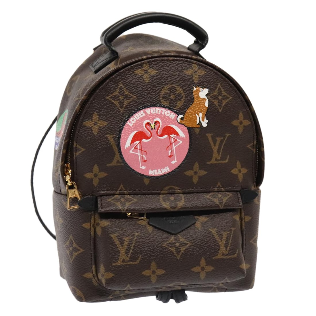 LOUIS VUITTON Monogram Palm Springs Mini Backpack M41562 Authenticated: LOUIS VUITTON Monogram Palm Springs Mini Backpack M41562 Authenticated Elevate your style with the LOUIS VUITTON Monogram Palm Springs MINI Backpack, a chic and compact accessory crafted from durable 