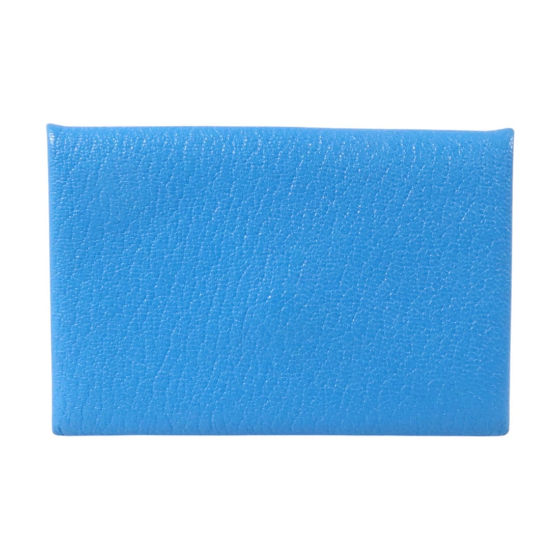 Hermes T7 Bleu Hydra Chevre Card Holder PHW (1 of 9)