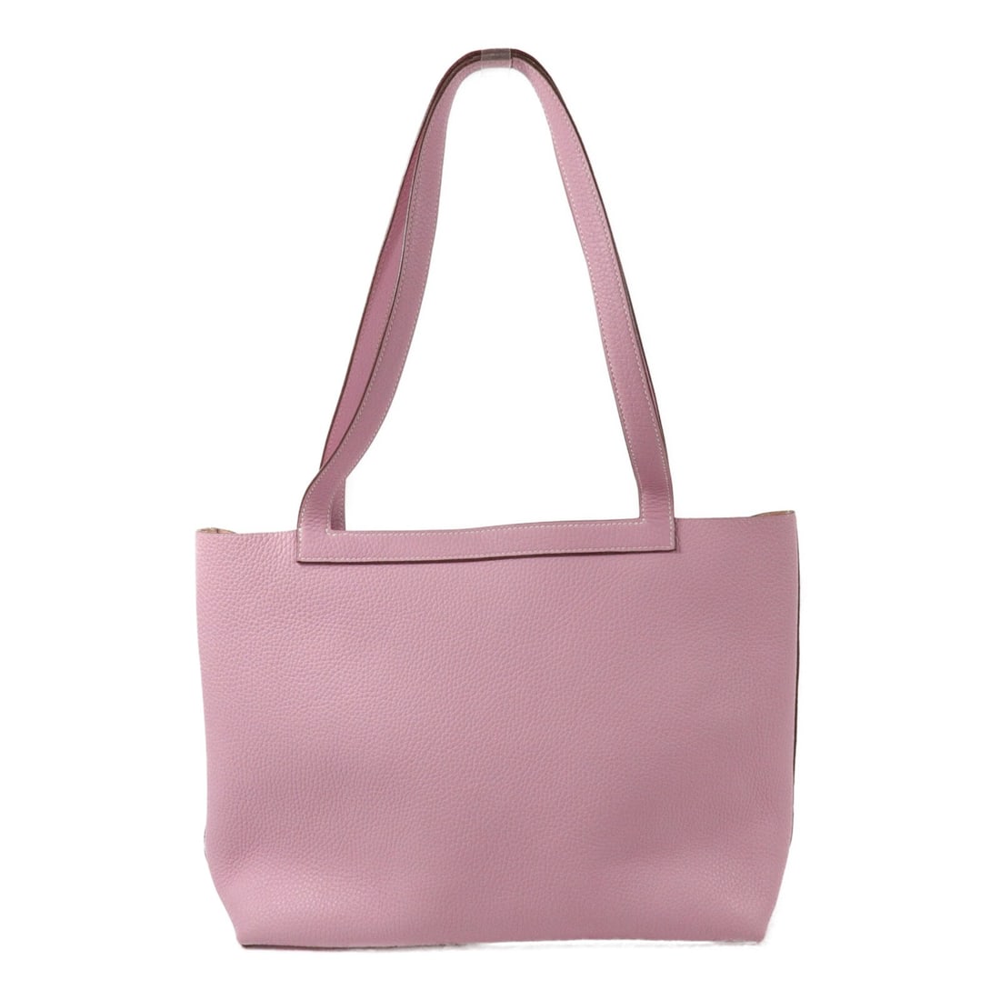 Hermes Cabassellier 31 Taurillon Clemence shoulder bag Mauve Sylvestre: Hermes Cabassellier 31 Taurillon Clemence shoulder bag Mauve Sylvestre Hermes Cabassellier 31 shoulder bag in Taurillon Clemence leather and calfskin (cowhide), presented in Mauve Sylvestre with pink 