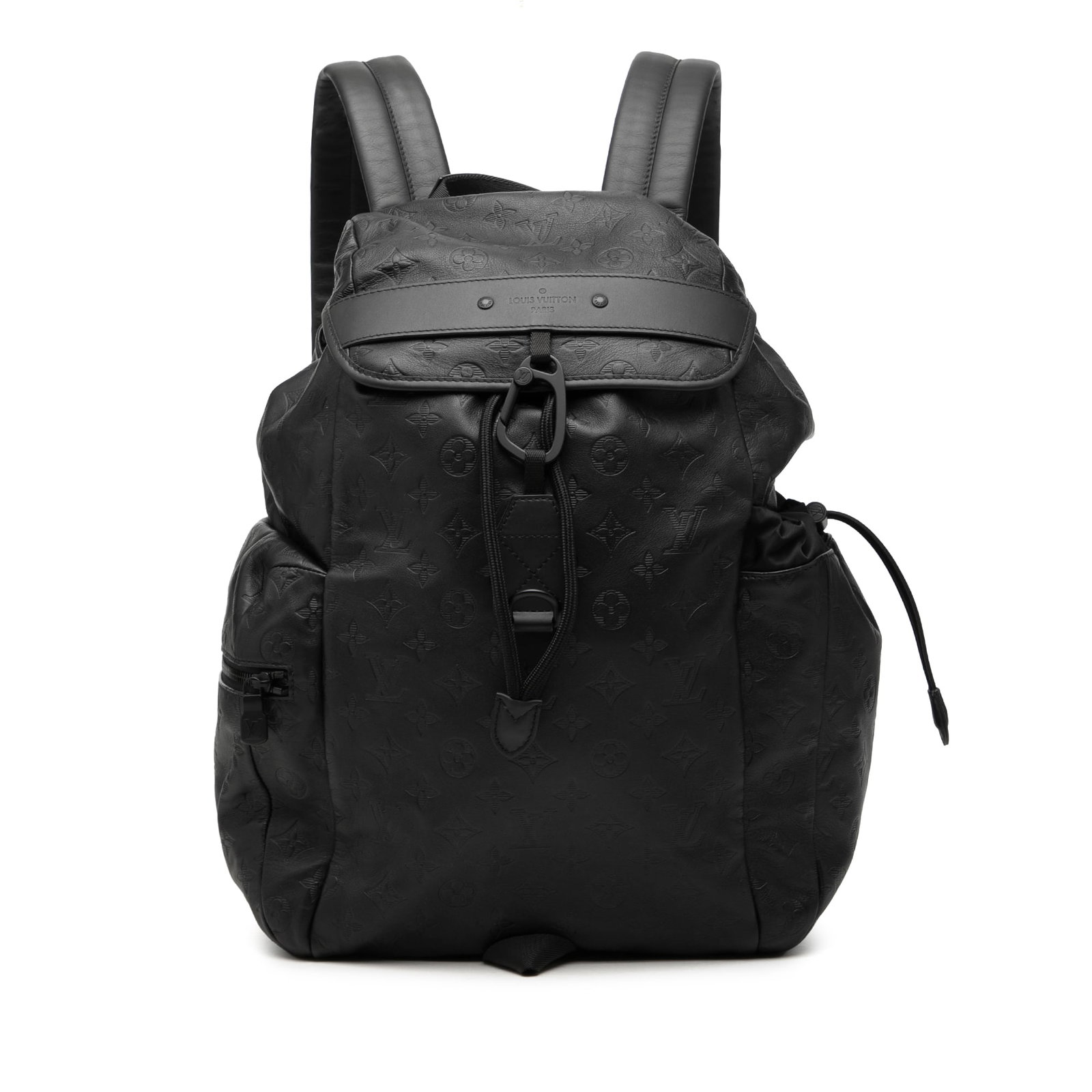 Louis Vuitton Discovery Backpack in Black Monogram Shadow Leather (1 of 8)