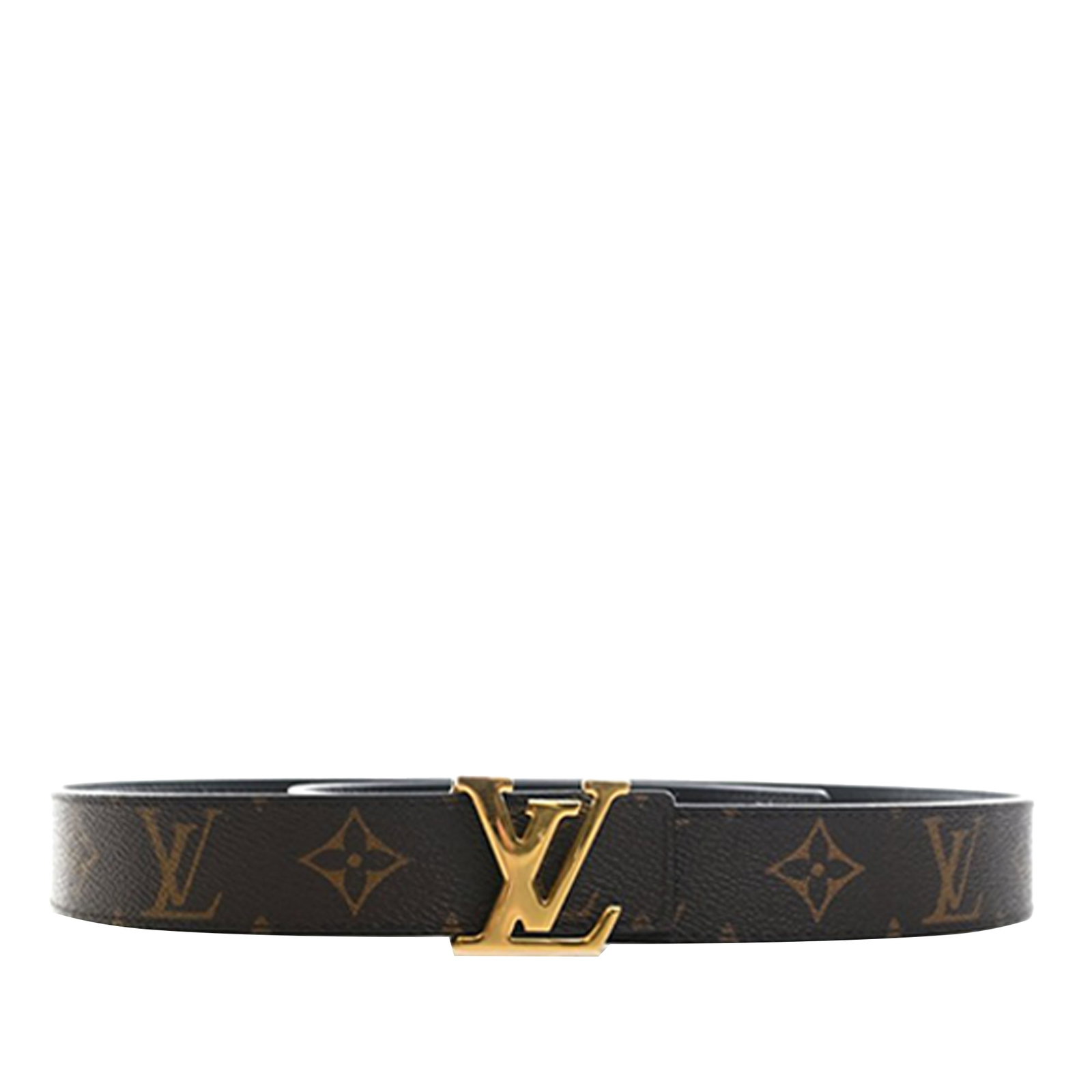 Louis Vuitton Monogram Initiales belt reversible brown canvas (1 of 8)