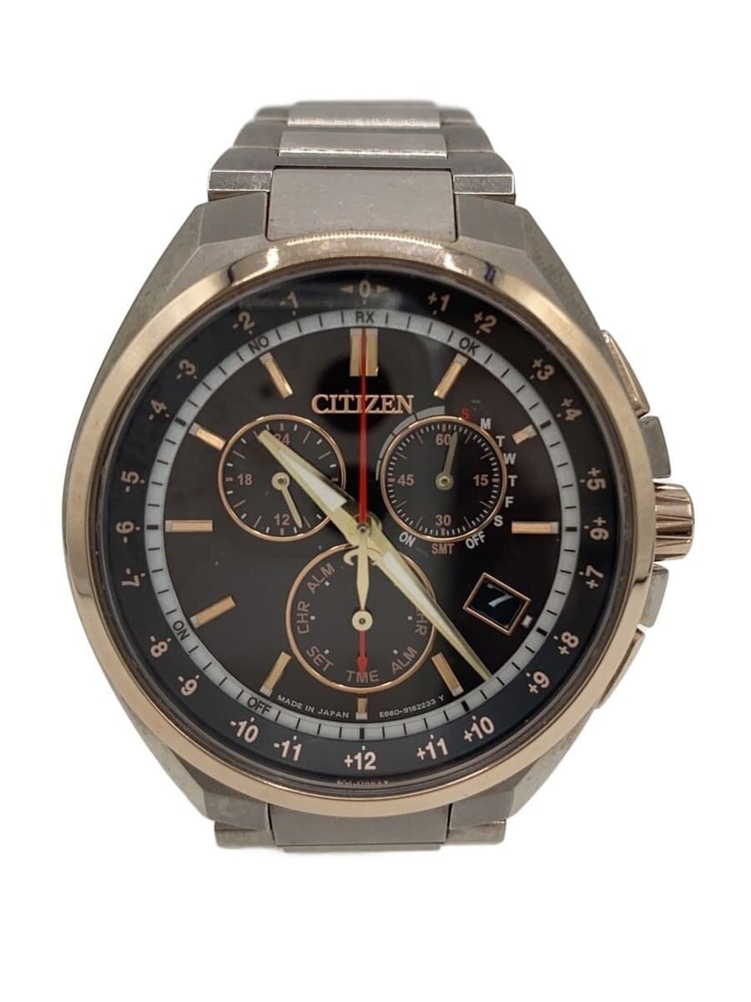 Citizen Attesa Stainless Steel Men's Wristwatch e660-s118379: Citizen Attesa Stainless Steel Men's Wristwatch e660-s118379 This CITIZEN ATTESA e660-s118379 men's wristwatch features a stainless steel case and band, offering a durable and classic design. The watc