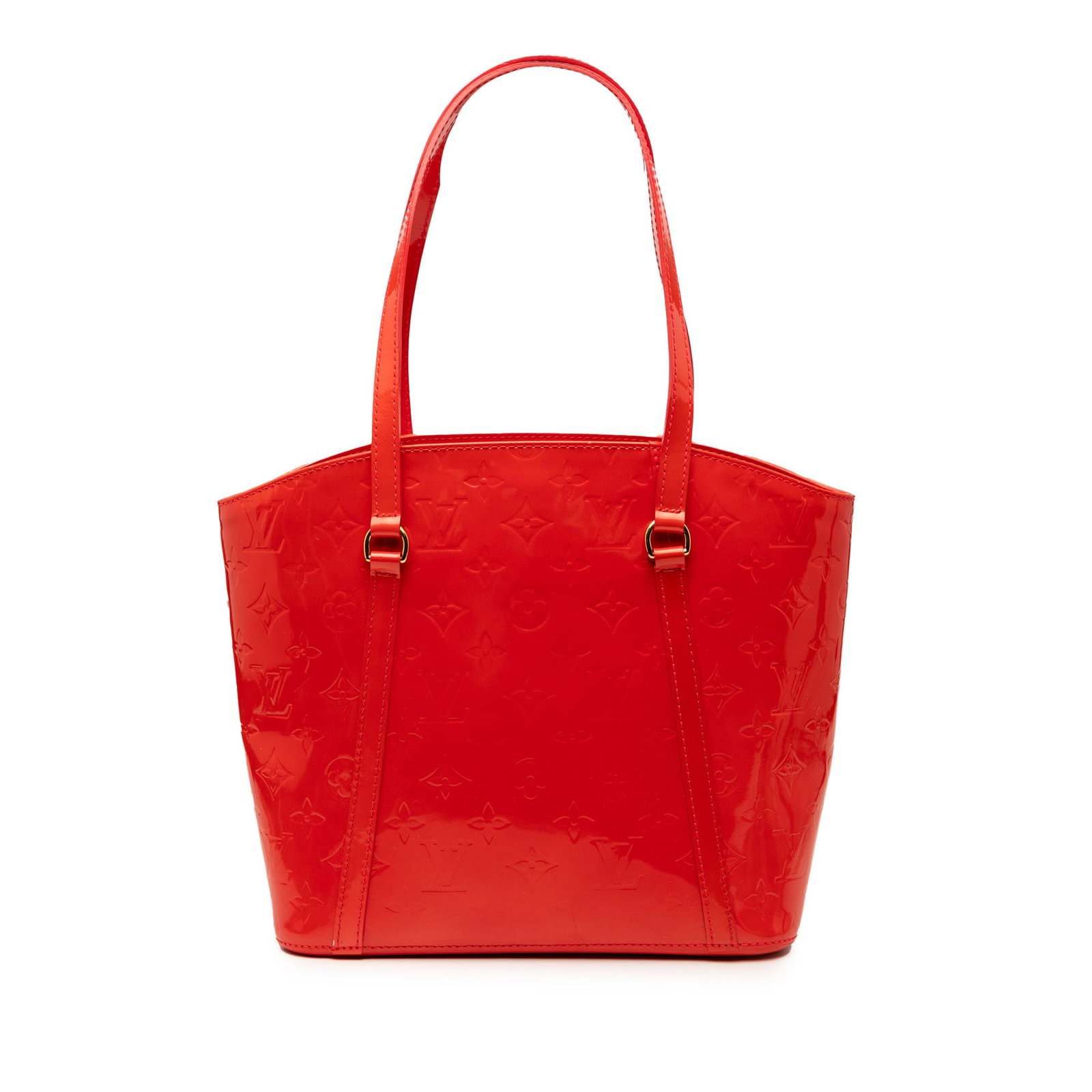 Red Vernis Leather Avalon MM Tote by Louis Vuitton (1 of 7)