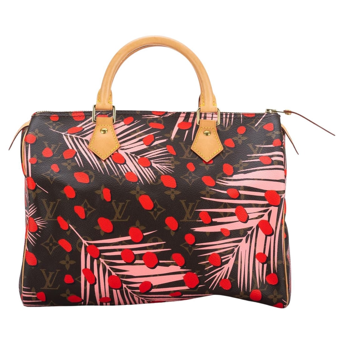 Louis Vuitton Limited Edition Palm Springs Speedy 30 Bag: Louis Vuitton Limited Edition Palm Springs Speedy 30 Bag Experience luxury with the Louis Vuitton limited edition Palm Springs Speedy 30 bag. This exquisite designer piece showcases a contemporary sty