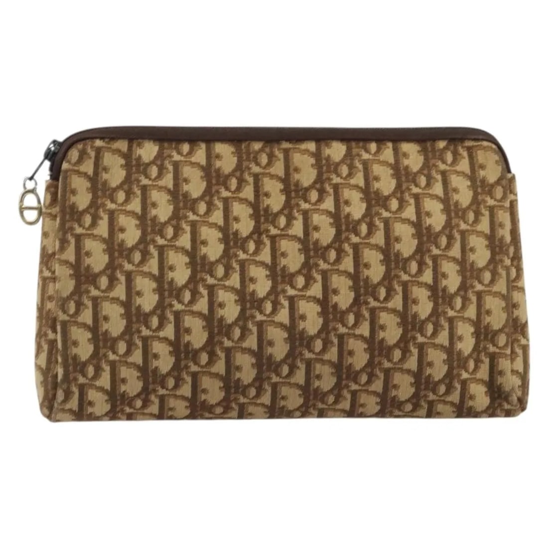 Christian Dior Vintage Trotter Brown Canvas Womens Bag: Christian Dior Vintage Trotter Brown Canvas Womens Bag Vintage Christian Dior Trotter Canvas item in brown, designed for female use. It is made of canvas and measures 26 cm x 16 cm x 3 cm. Country of 