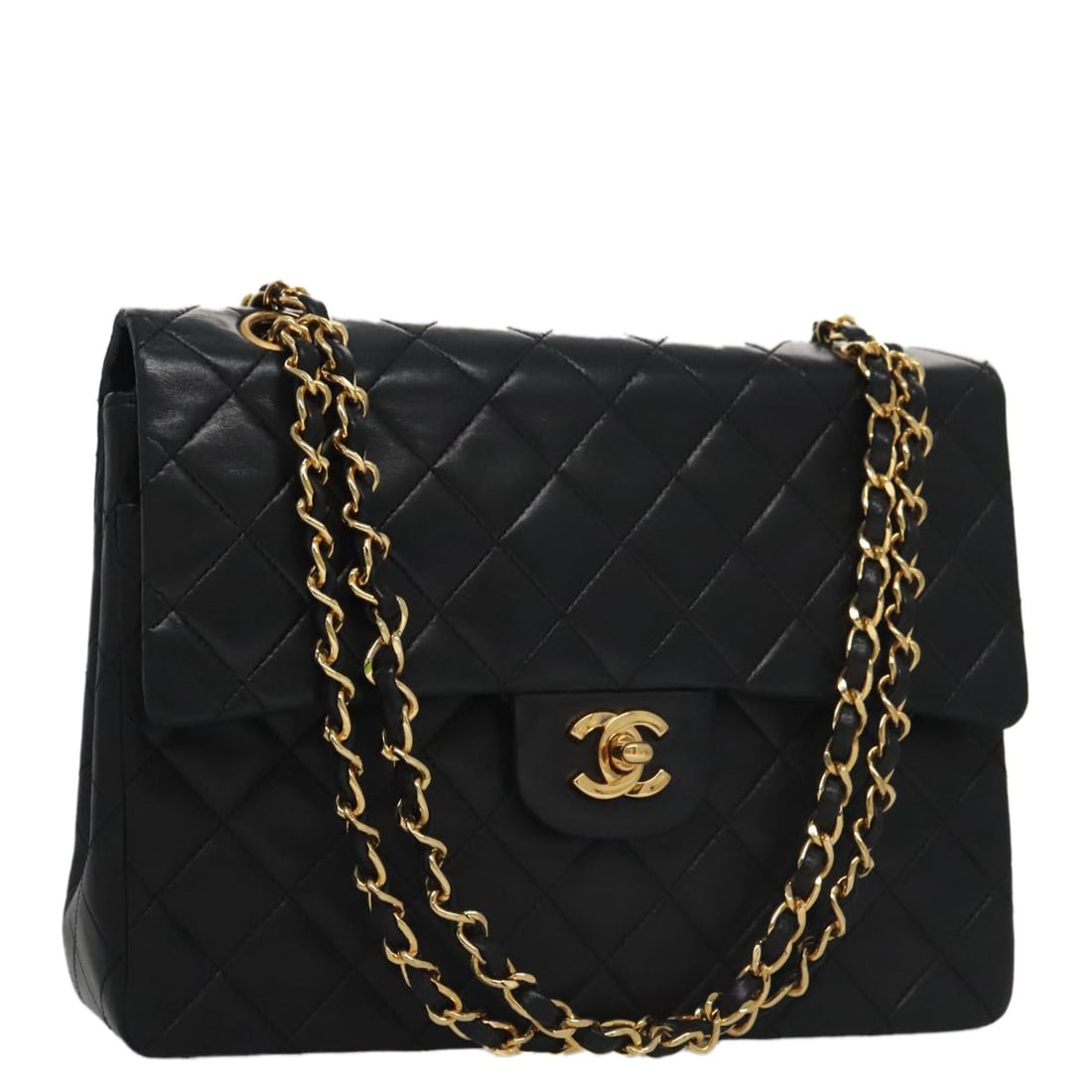 CHANEL Valentine Matelasse 25 Lamb Skin Shoulder Bag Black CC: CHANEL Valentine Matelasse 25 Lamb Skin Shoulder Bag Black CC CHANEL Matelasse 25 Chain Valentine shoulder bag in black lamb skin, made in France. It comes with a guarantee card and has a serial numbe