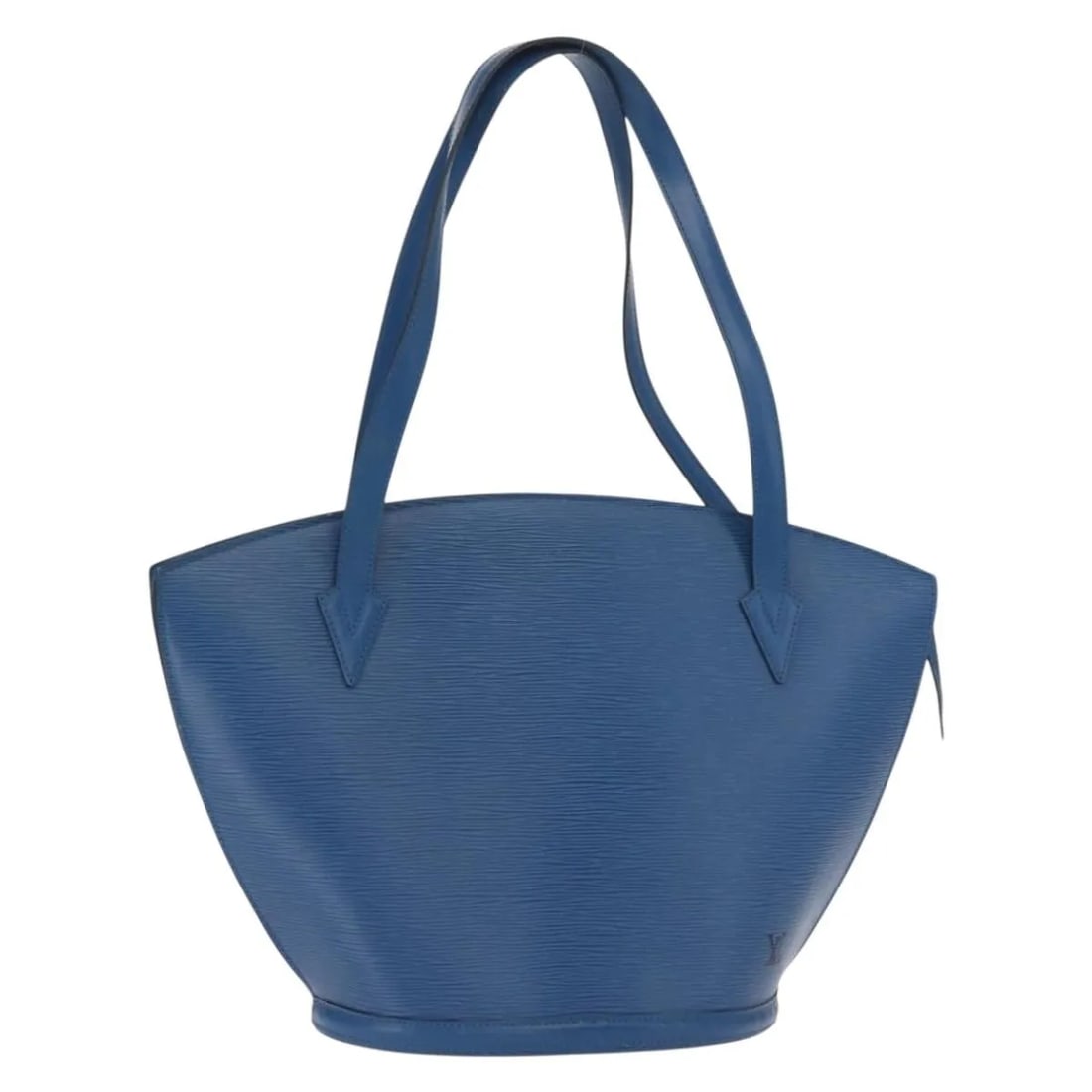 Blue Epi Leather Saint Jacques Louis Vuitton Handbag 44cm: Blue Epi Leather Saint Jacques Louis Vuitton Handbag 44cm Louis Vuitton Saint Jacques handbag crafted from blue Epi leather designed for women. This spacious handbag features a shoulder strap and meta