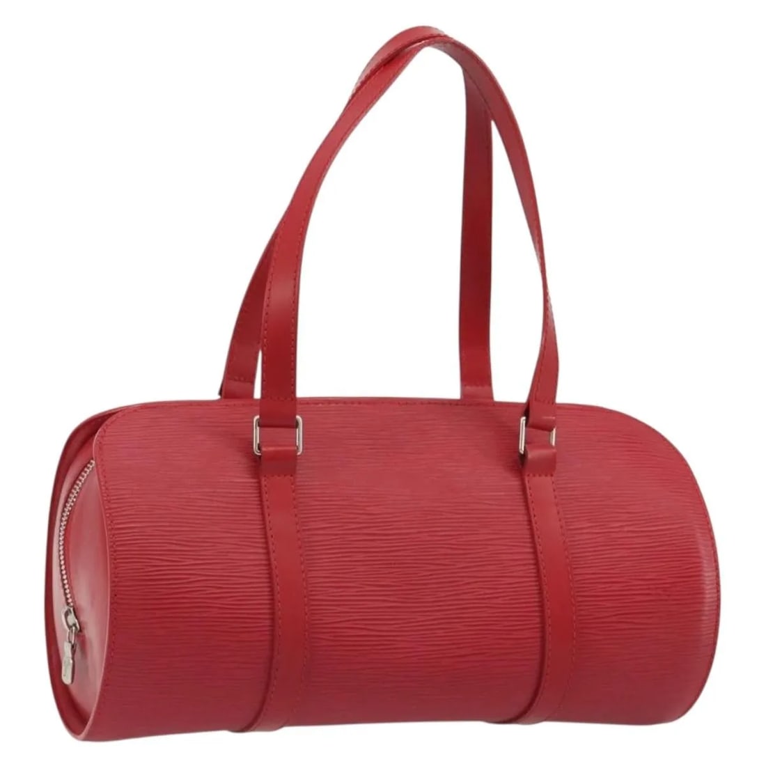 Louis Vuitton Soufflot red leather handbag: Louis Vuitton Soufflot red leather handbag Louis Vuitton Soufflot handbag in red Epi leather. Made in France, this women's bag is presented in good condition with light wear to the exterior surface, a