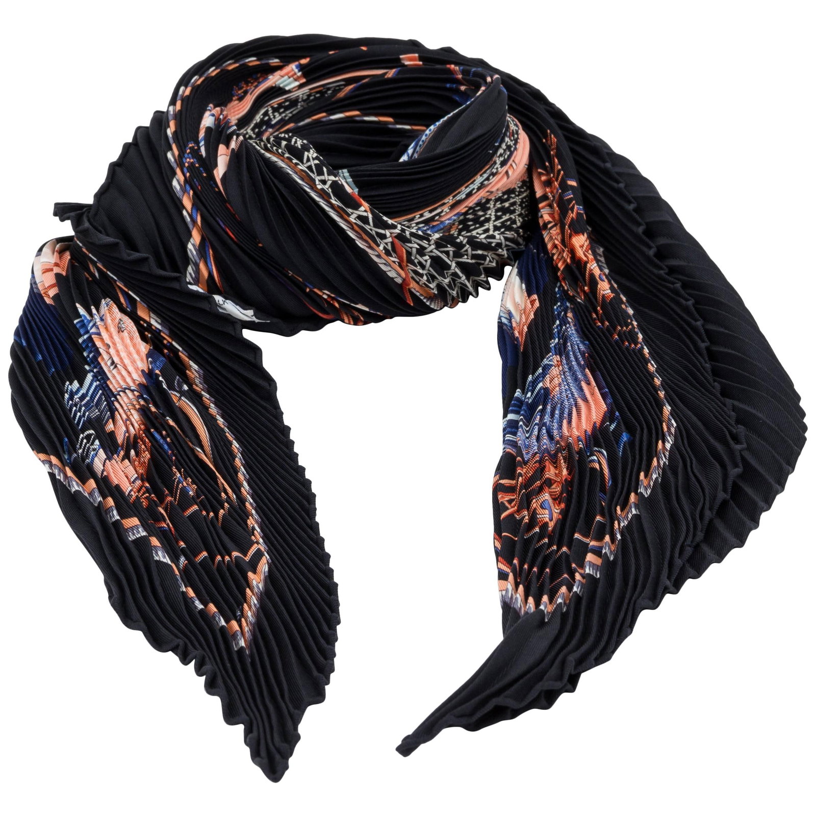 Hermes Les Voitures a Transformation Black Silk Scarf 35 in: Hermes Les Voitures a Transformation Black Silk Scarf 35 in Elevate your accessory collection with the exquisite Hermes Les Voitures a Transformation Plisse Black Silk Scarf. This luxurious scarf show