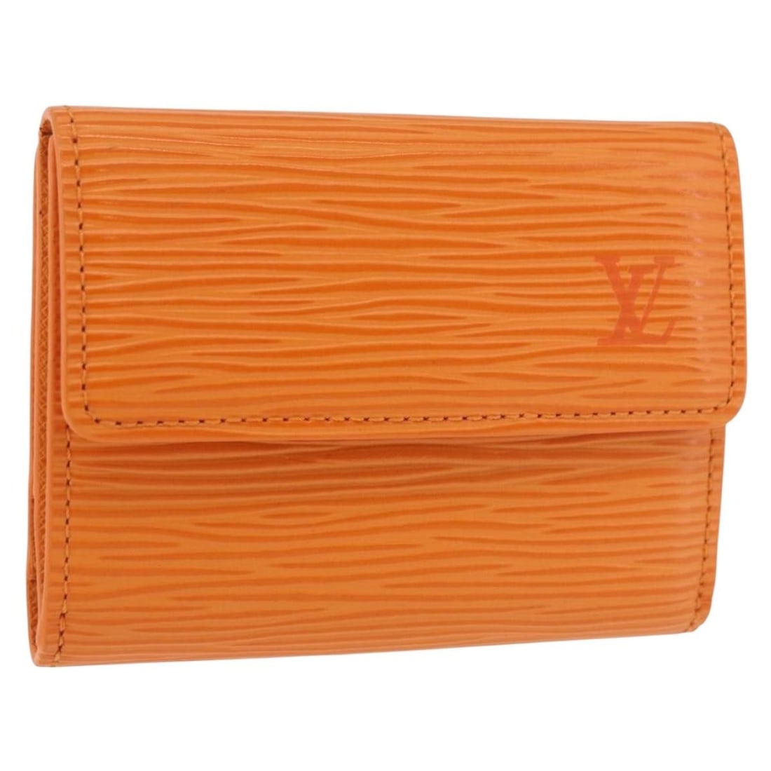 Louis Vuitton M6330H Ludlow Epi Leather Coin Purse Mandarin Orange: Louis Vuitton M6330H Ludlow Epi Leather Coin Purse Mandarin Orange Louis Vuitton Epi Ludlow coin purse in Orange/Mandarin Epi leather. Made in France, this women's coin purse includes a dust bag and i