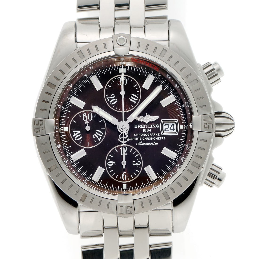 Breitling Chronomat Evolution men's automatic chronograph watch A156Q25PA A13356 (1 of 7)