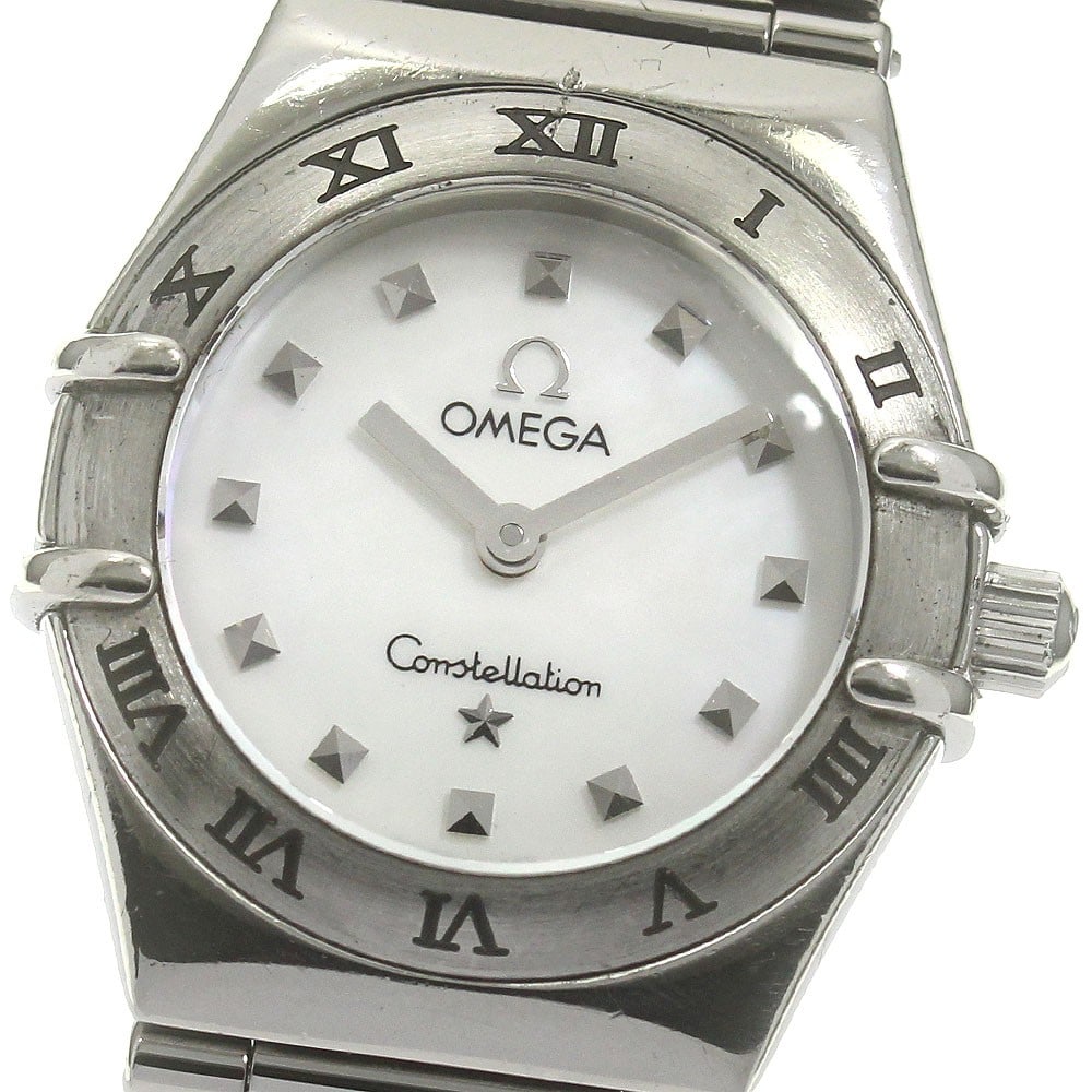 OMEGA Constellation Mini My Choice Quartz 1561.71 Womens Watch: OMEGA Constellation Mini My Choice Quartz 1561.71 Womens Watch This OMEGA Constellation Mini My Choice is a pre-owned women's wristwatch featuring a stainless steel case and bracelet. The watch operat