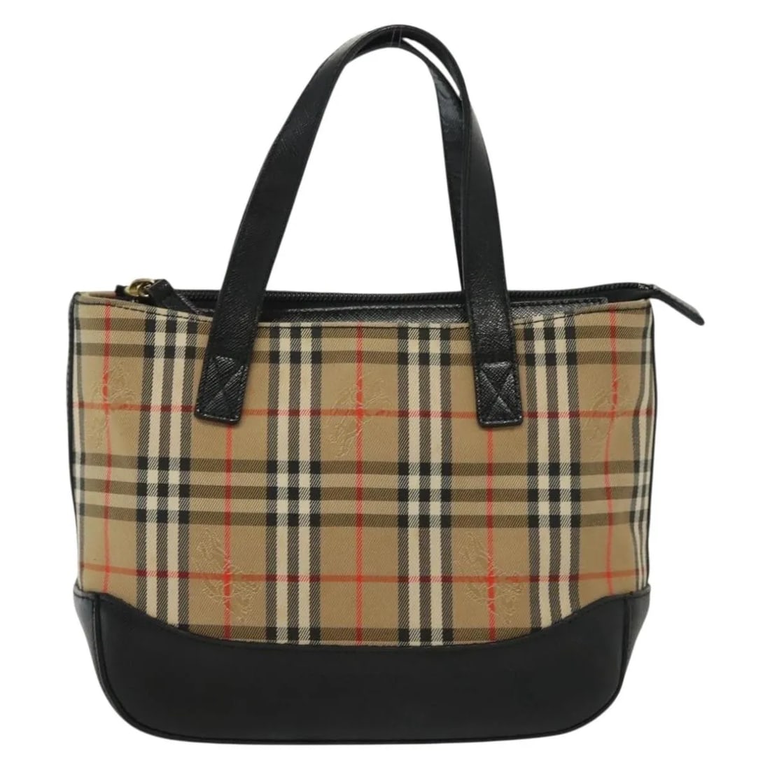 Burberry Nova beige canvas handbag: Burberry Nova beige canvas handbag This pre-owned Burberry Nova Handbag features the classic beige Nova Check canvas pattern. Designed for women, it has a compact size ideal for everyday use. The hand