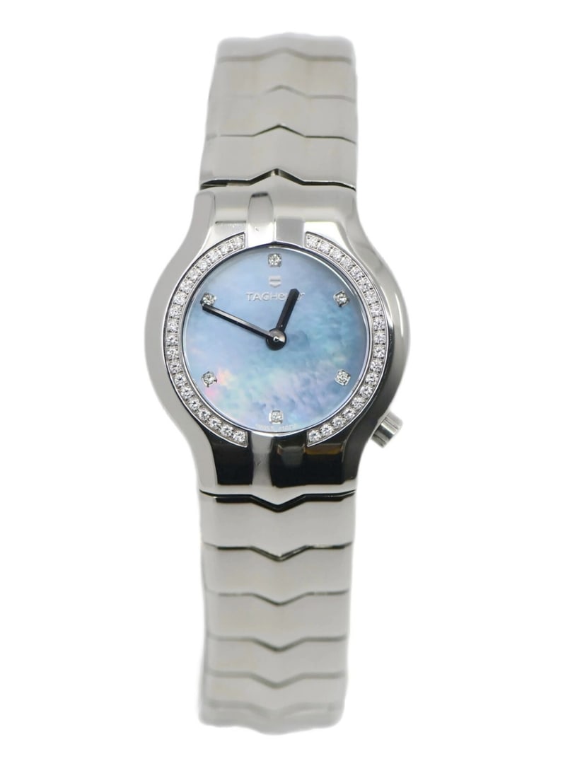TAG Heuer Alter Ego Diamond Marker Quartz Women's Steel Watch WAA1417: TAG Heuer Alter Ego Diamond Marker Quartz Women's Steel Watch WAA1417 This TAG Heuer Alter Ego Diamond Stainless Steel Watch, reference WAA1417, is a luxury women's wristwatch featuring a round stainl