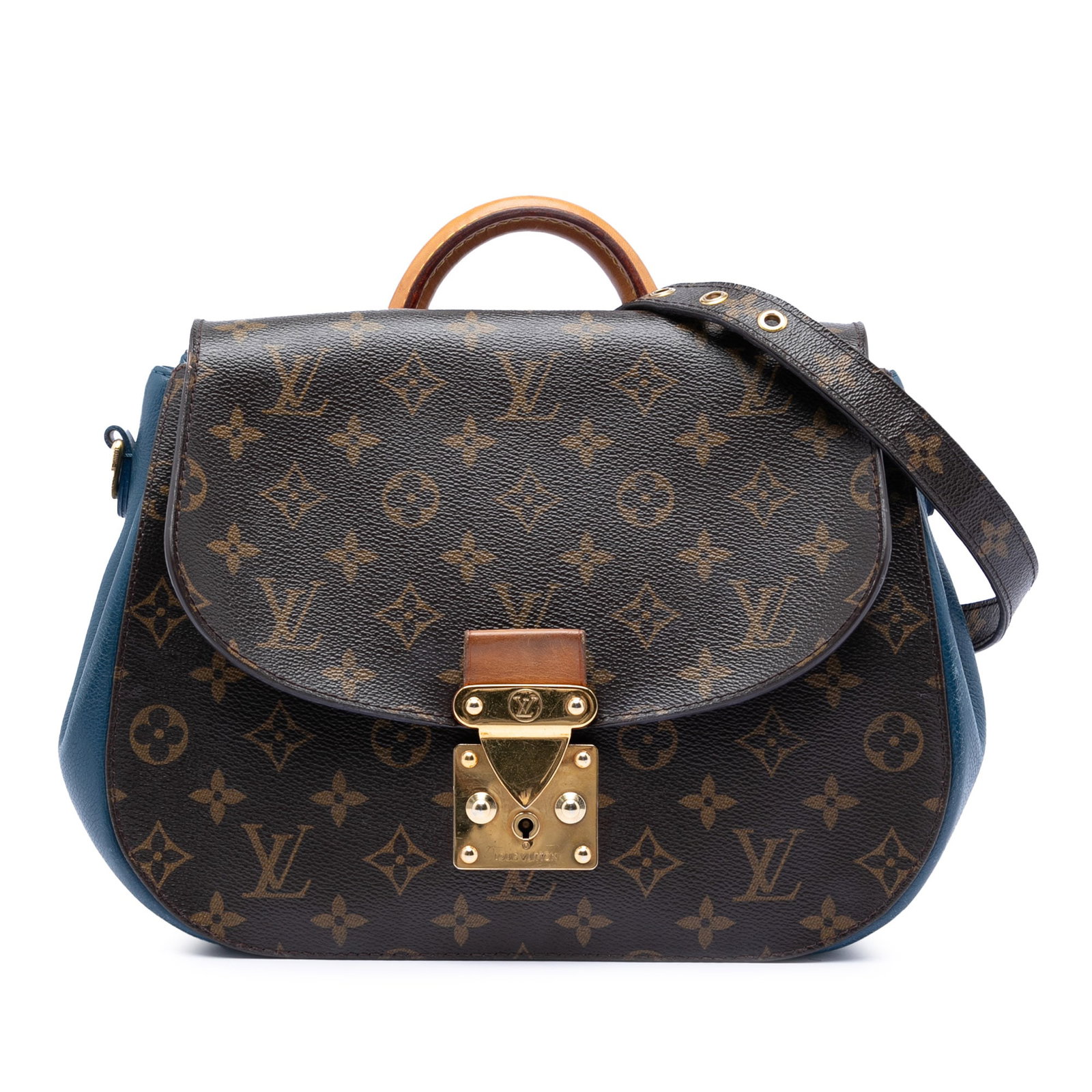 Louis Vuitton Eden MM Shoulder Bag Monogram Canvas and Leather Brown: Louis Vuitton Eden MM Shoulder Bag Monogram Canvas and Leather Brown This Louis Vuitton Monogram Eden MM features a monogram canvas and leather body, a rolled vachetta leather top handle, and an adjus